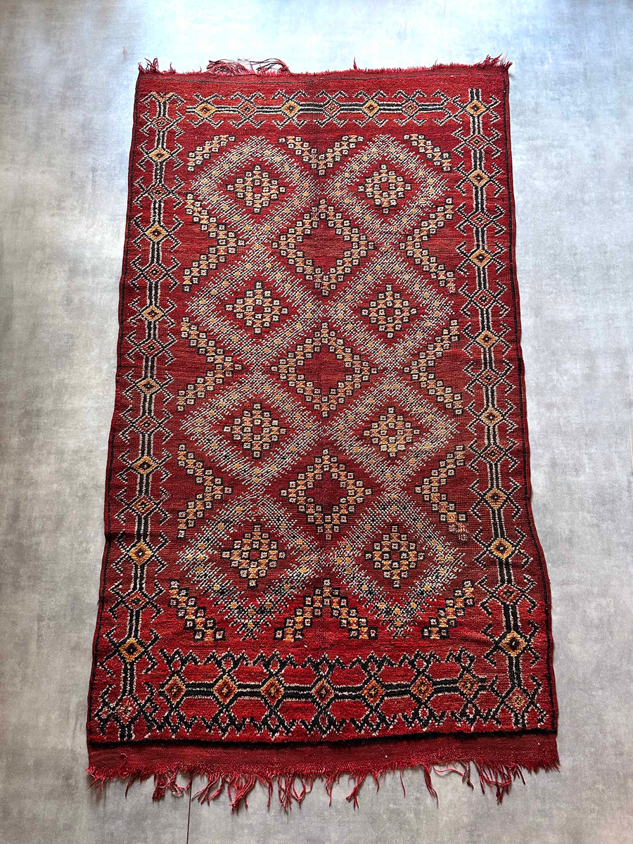 【80's Vintage rug】155×91cm　ブルガリア産　ファーラグ 80's Vintage rug】155×91cm ブルガリア産 ファーラグ - メルカリ