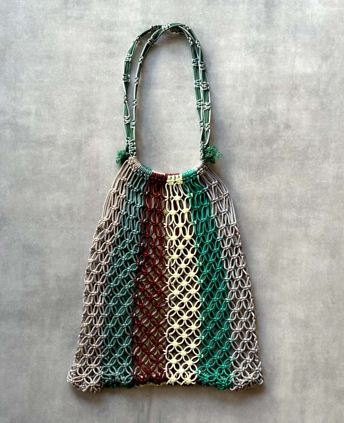 マクラメ編みバック