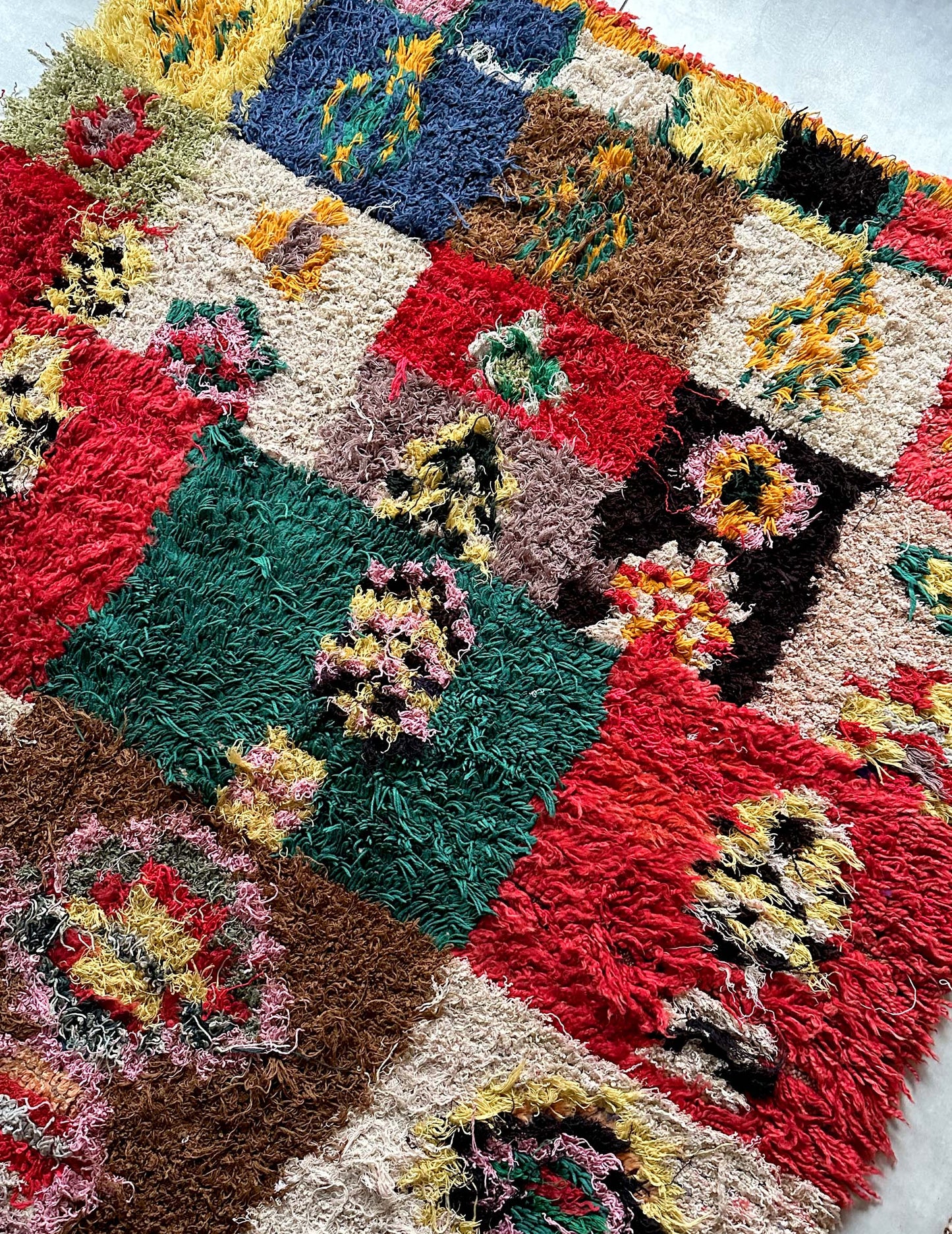 Vintage Boucherouite Rug