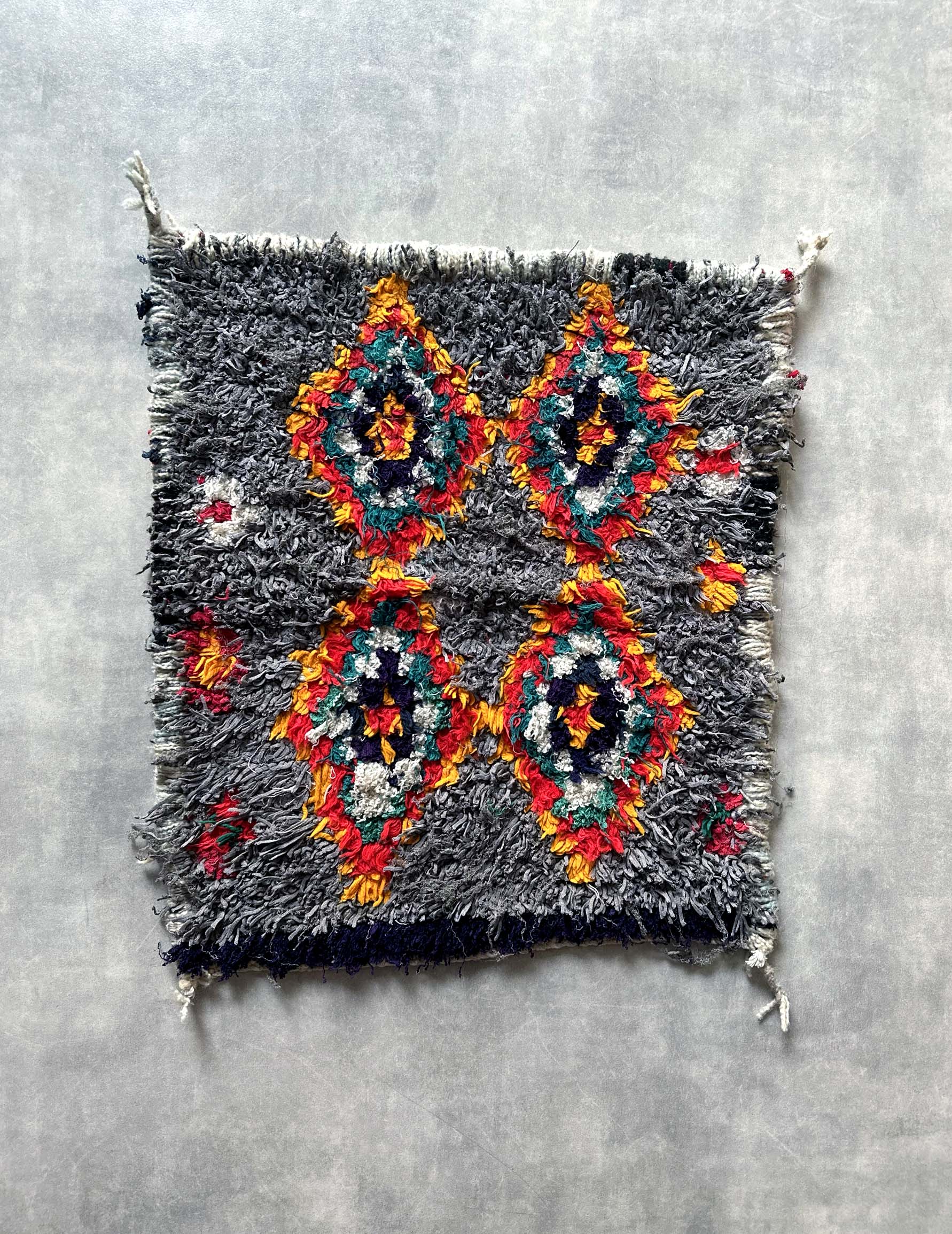 新品未使用 Moroccan boucherouite rug ポシャルウィット モロッコ