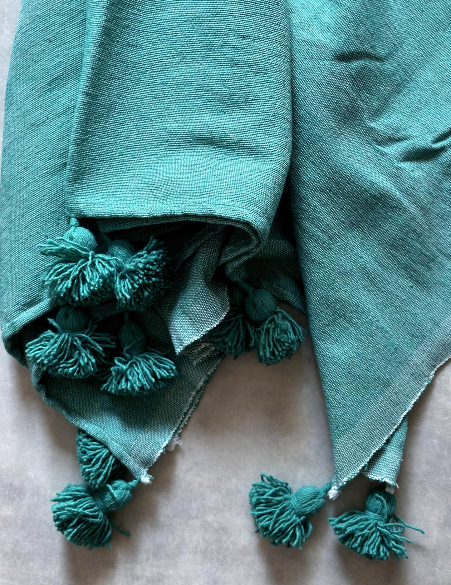 Pompom blanket (ミント)