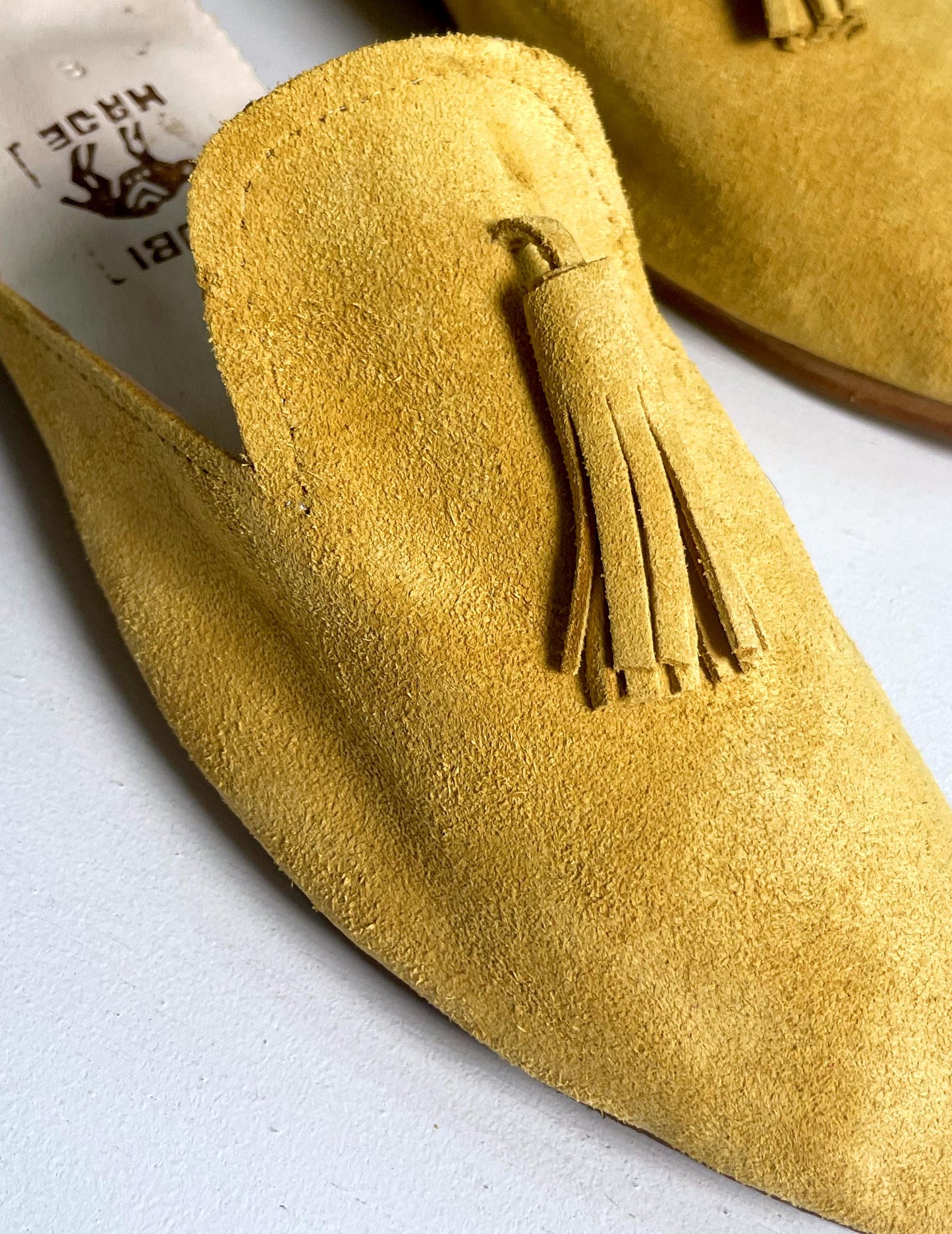 Suede babouche