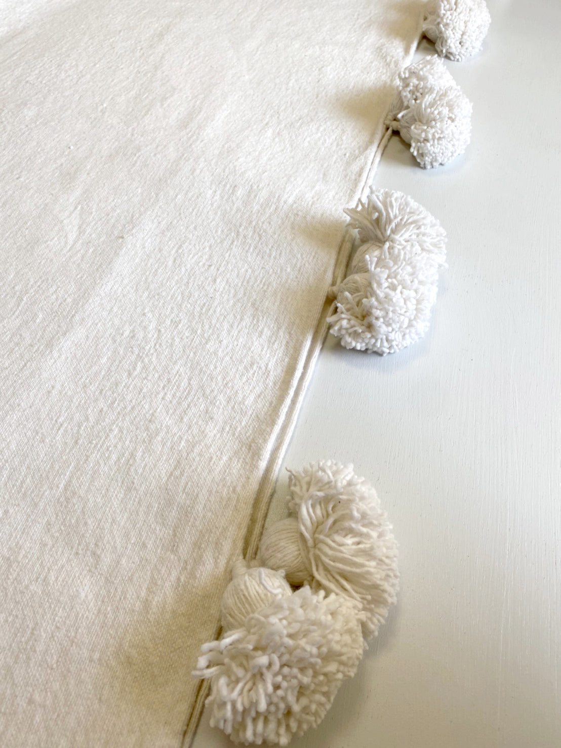 Pompom blanket