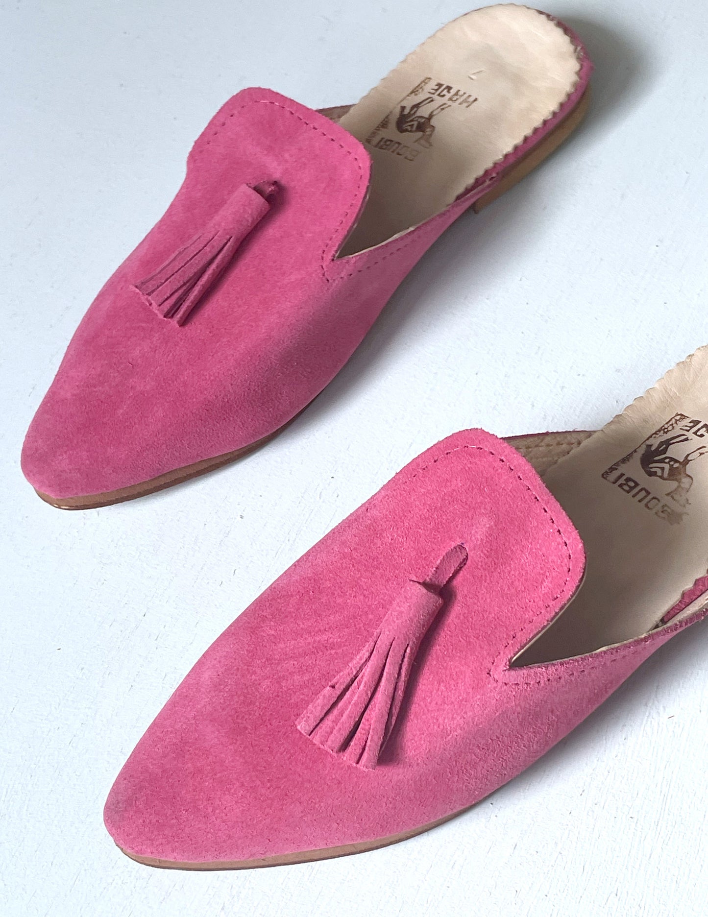 Suede babouche