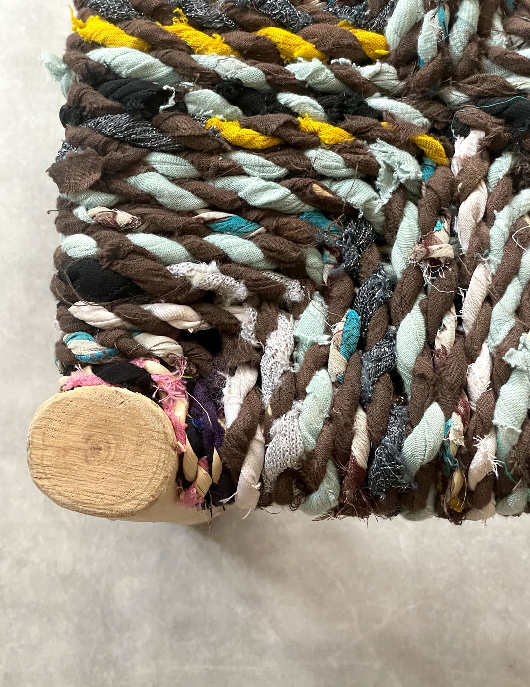 Handmade stool ( Mix colors )