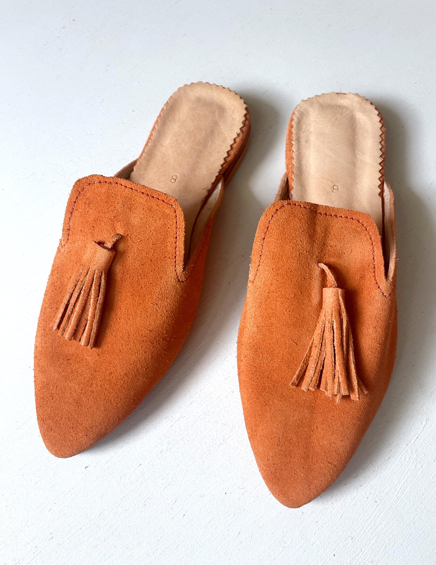 Suede babouche