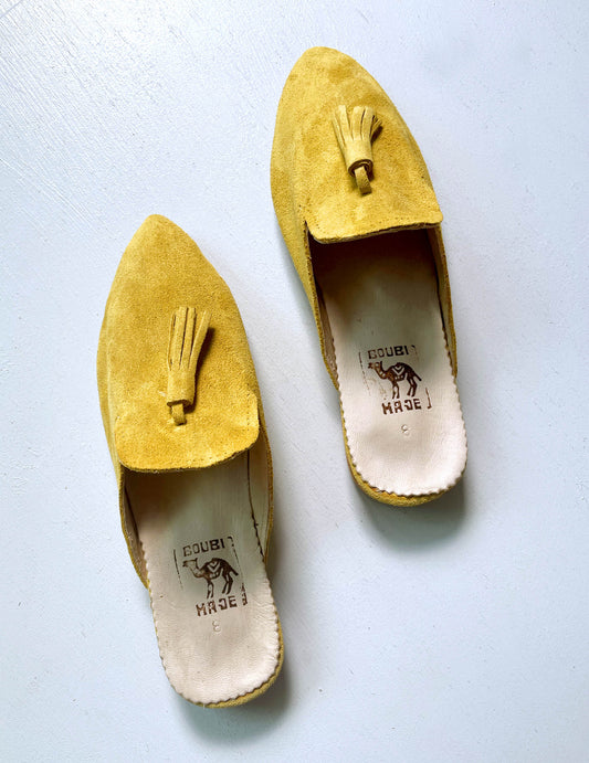 Suede babouche