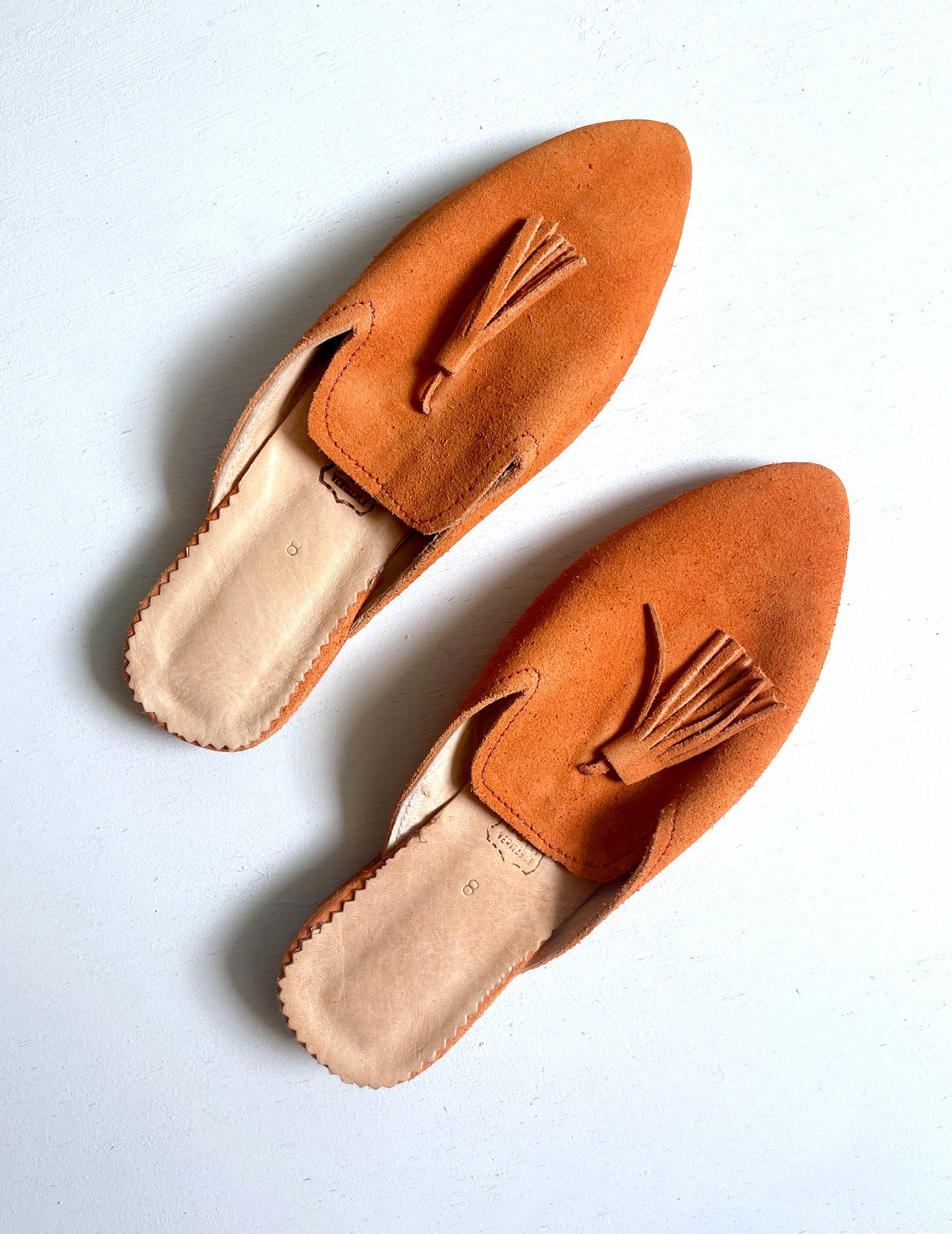 Suede babouche
