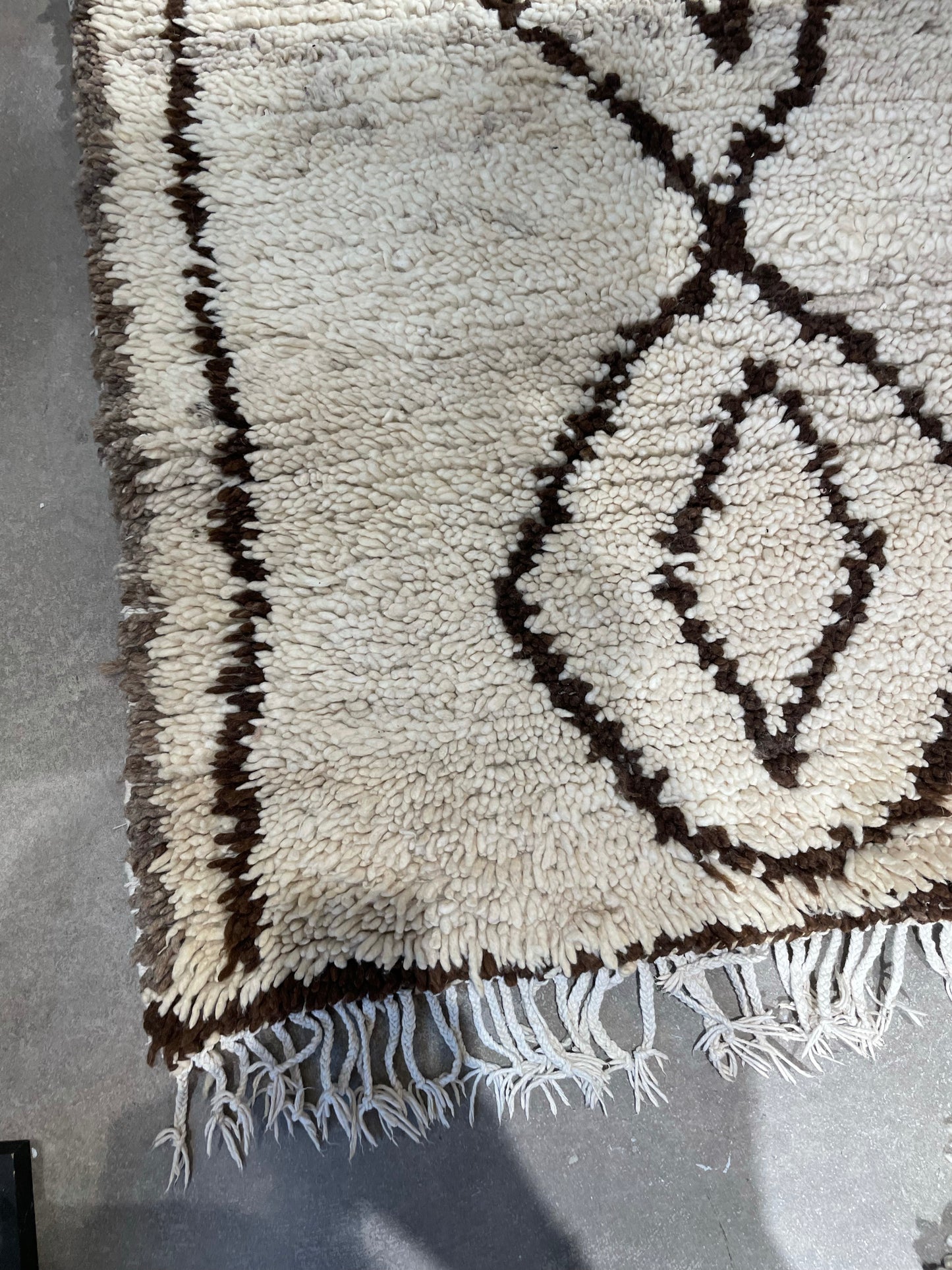 Vintage beni Ouarain rug