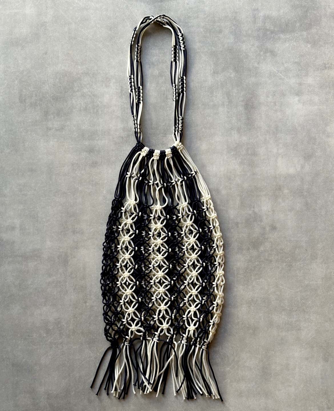 マクラメ編みバック