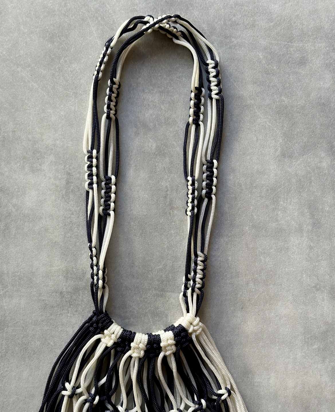 マクラメ編みバック