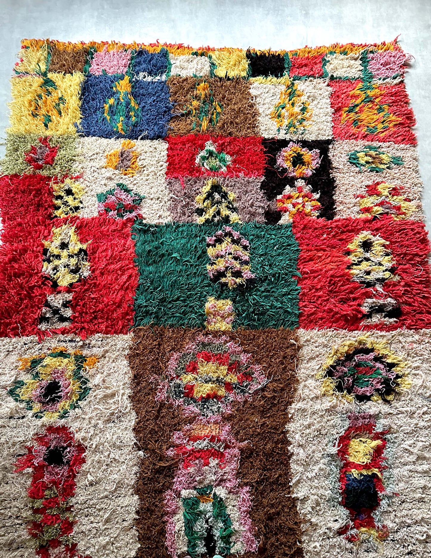 Vintage Boucherouite Rug