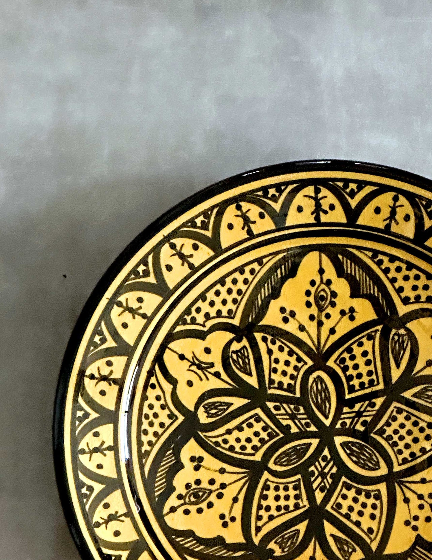 Handmade ceramic plate