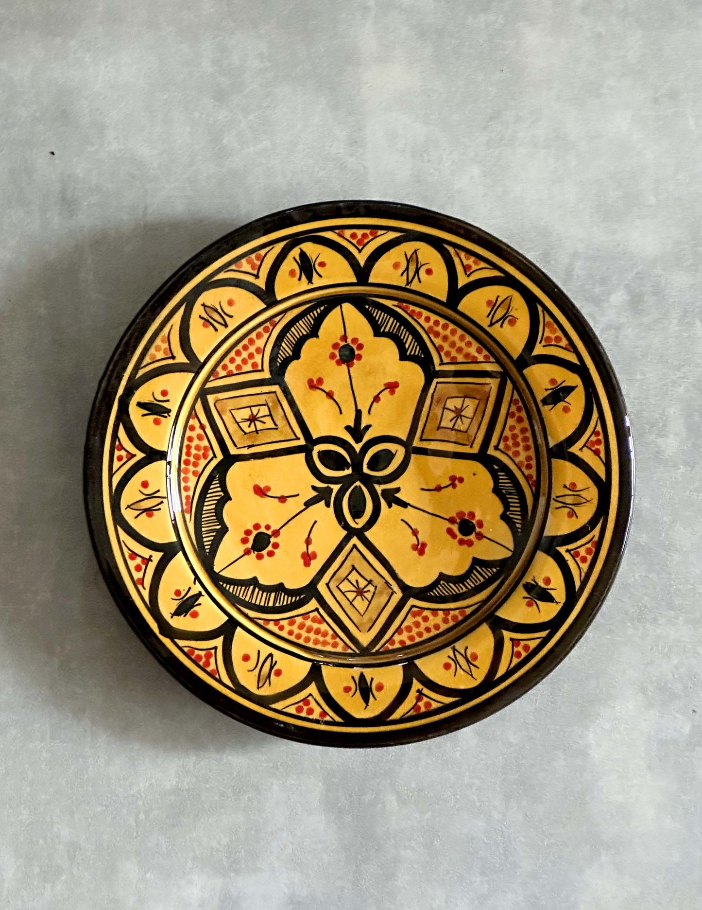 Handmade ceramic plate