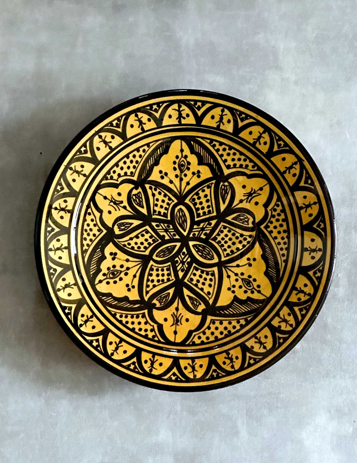 Handmade ceramic plate