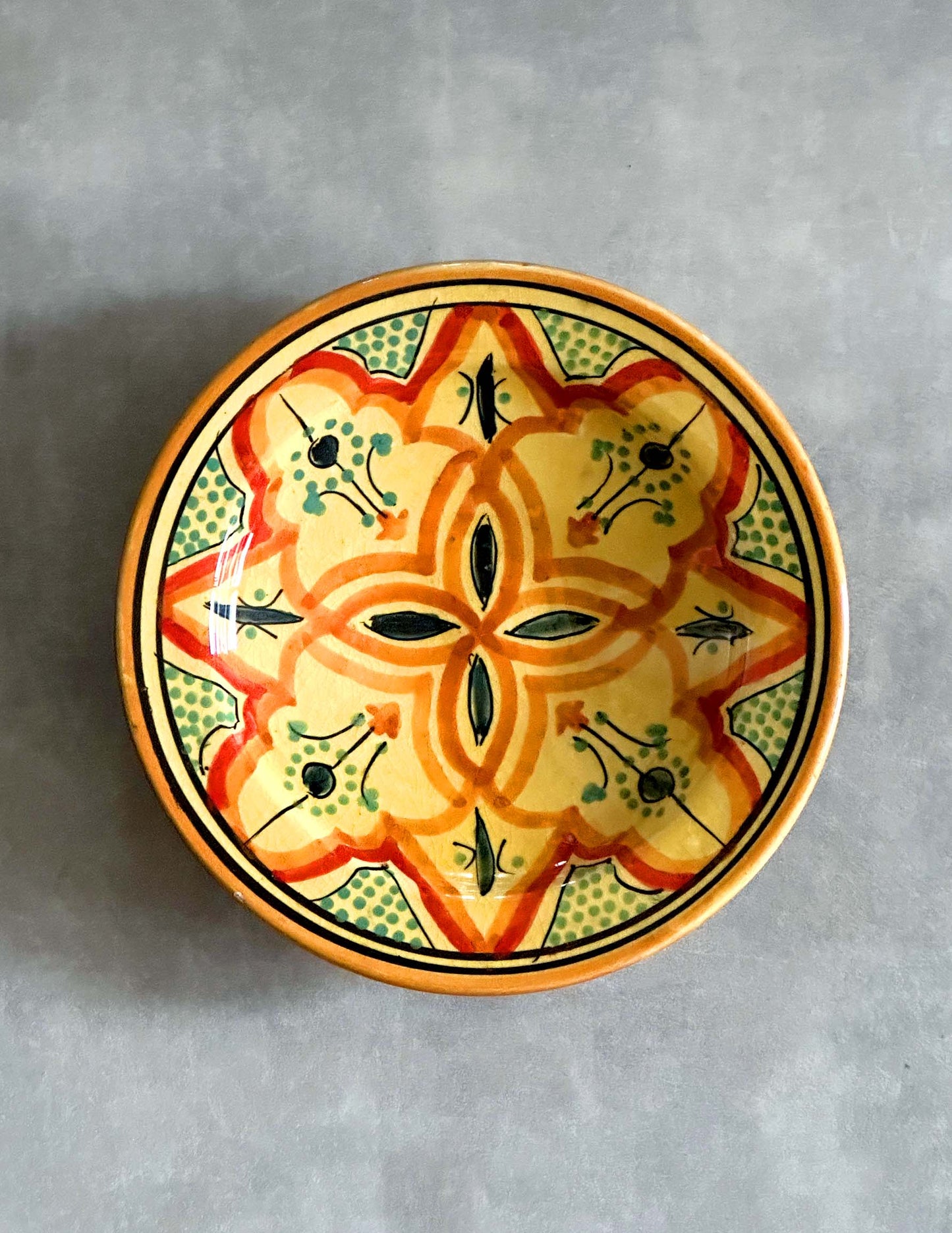 Handmade ceramic plate