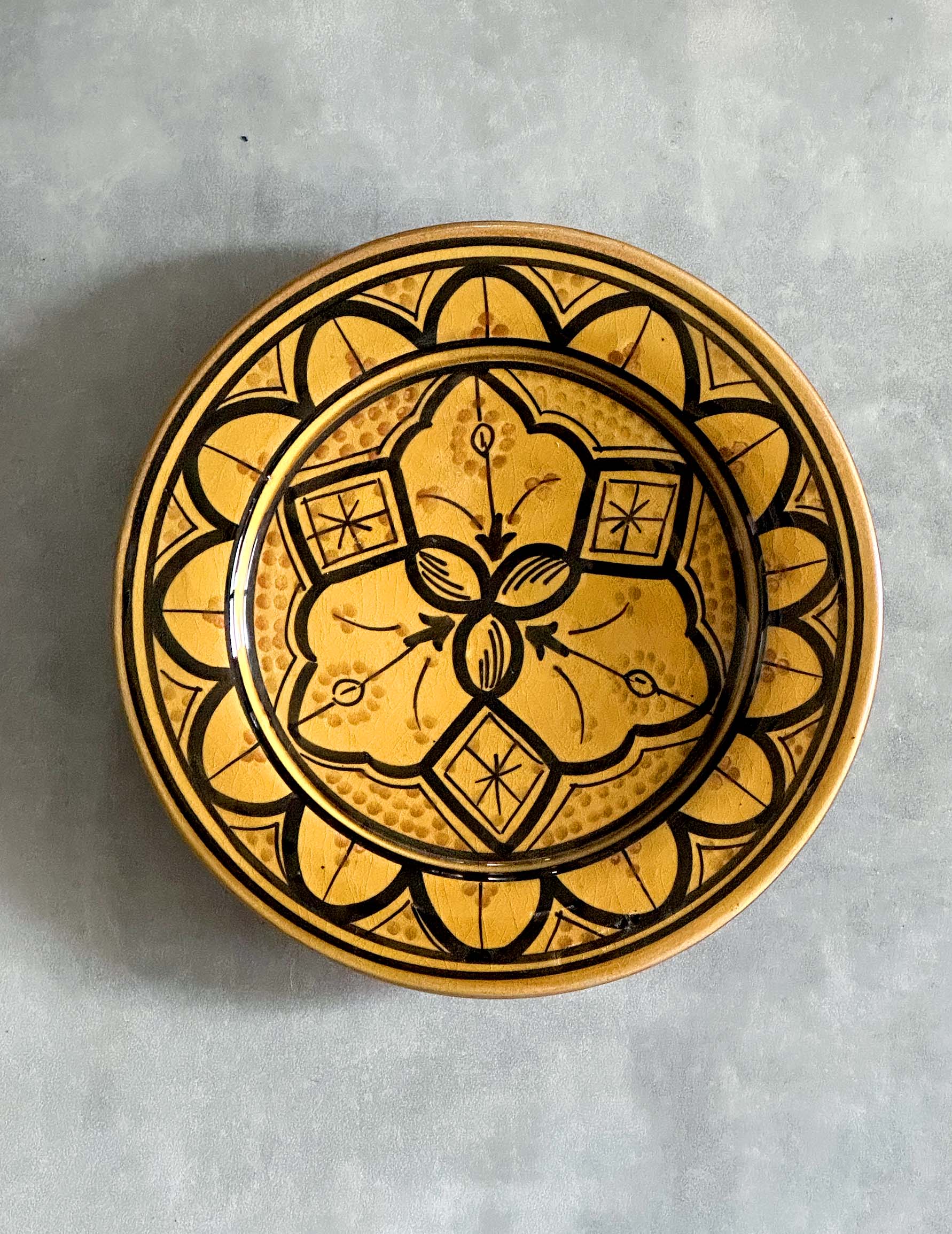 Handmade ceramic plate