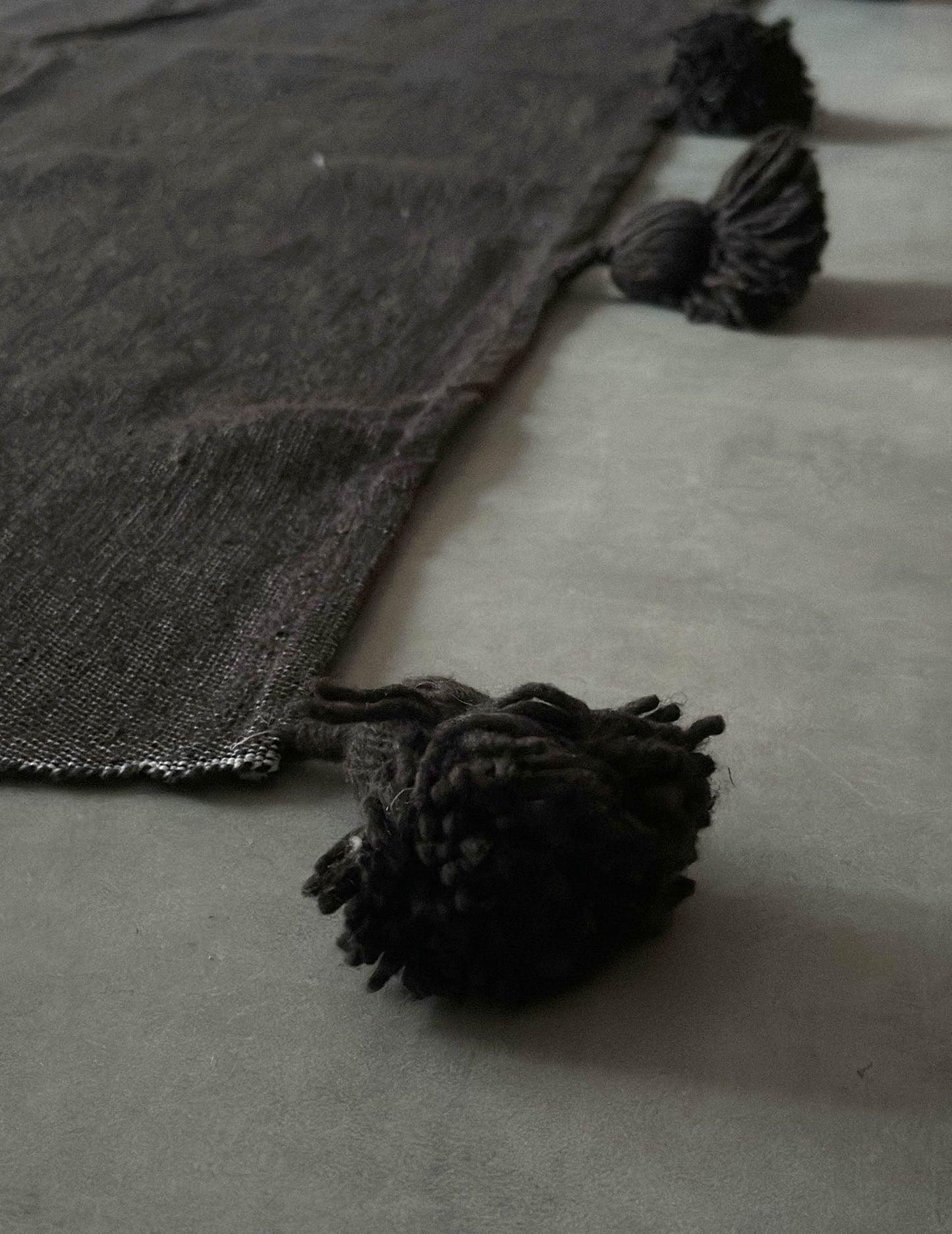 Pompom blanket (ココア )