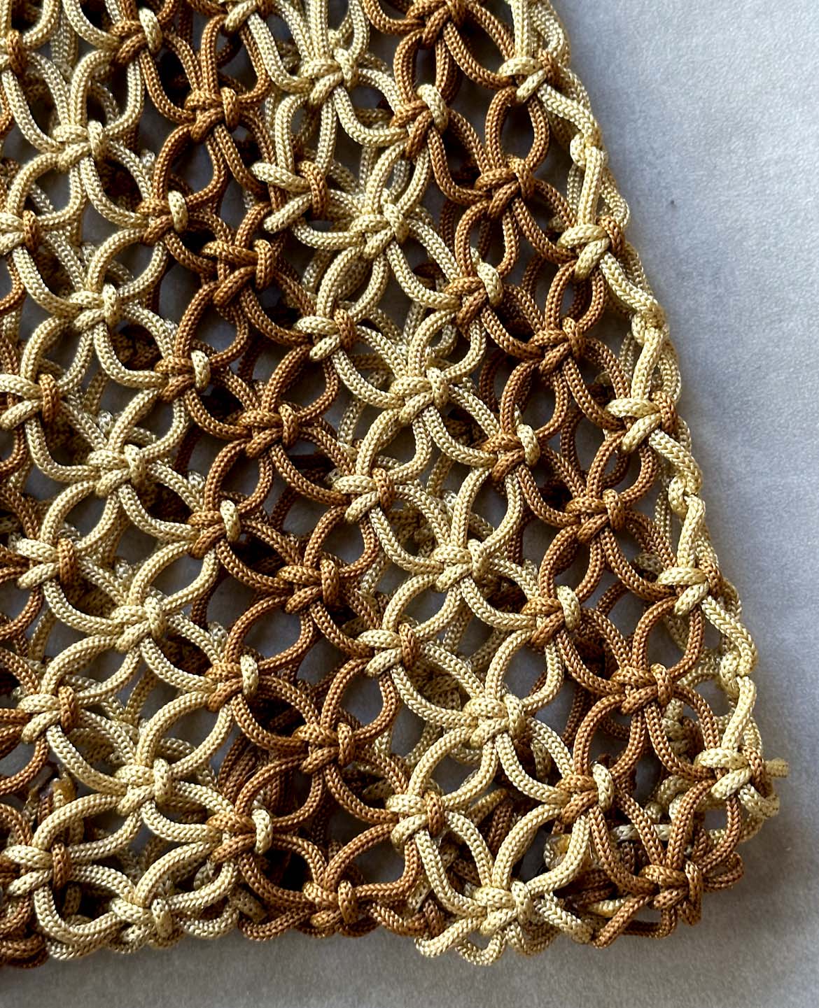 マクラメ編みバック