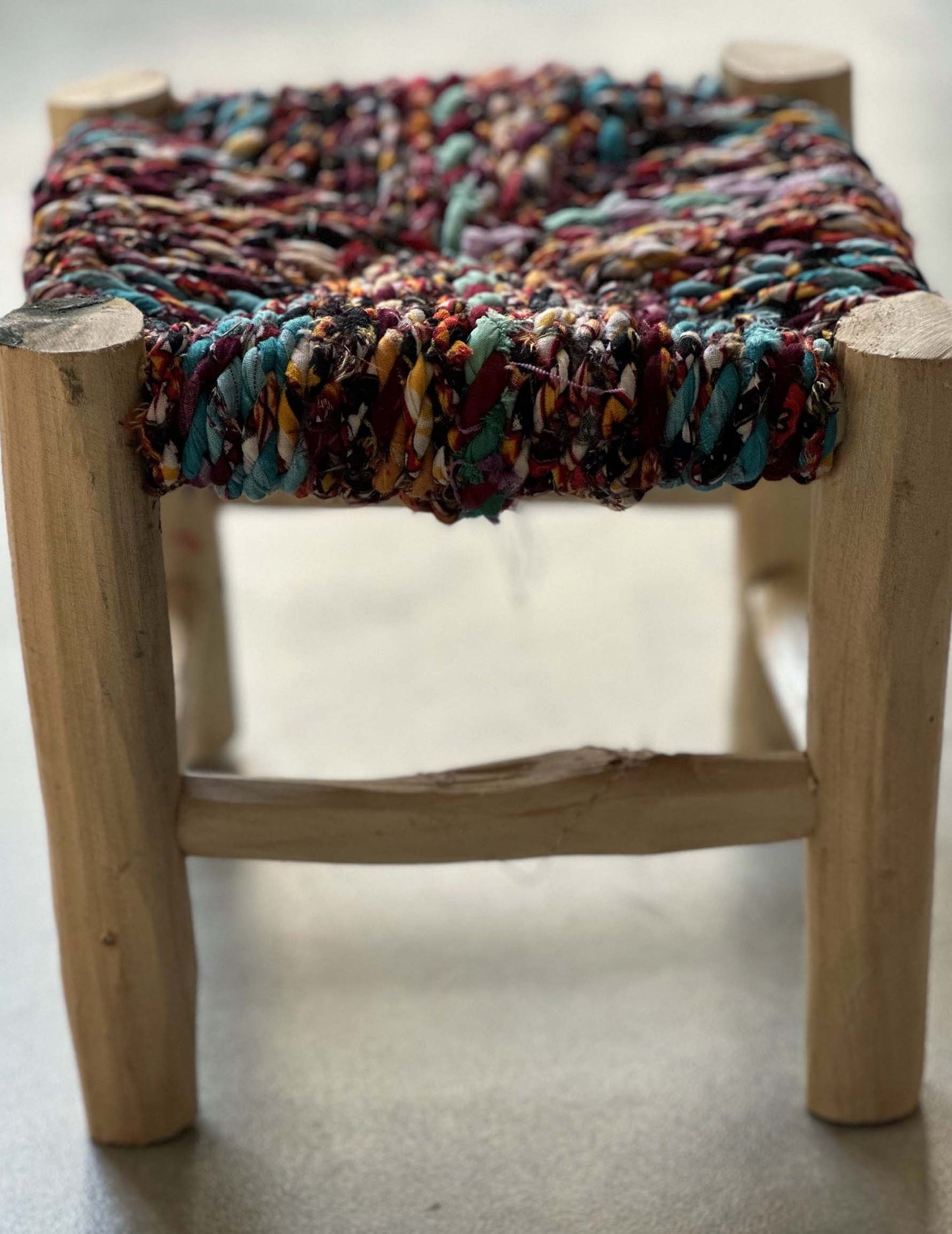 Handmade stool ( Mix colors )