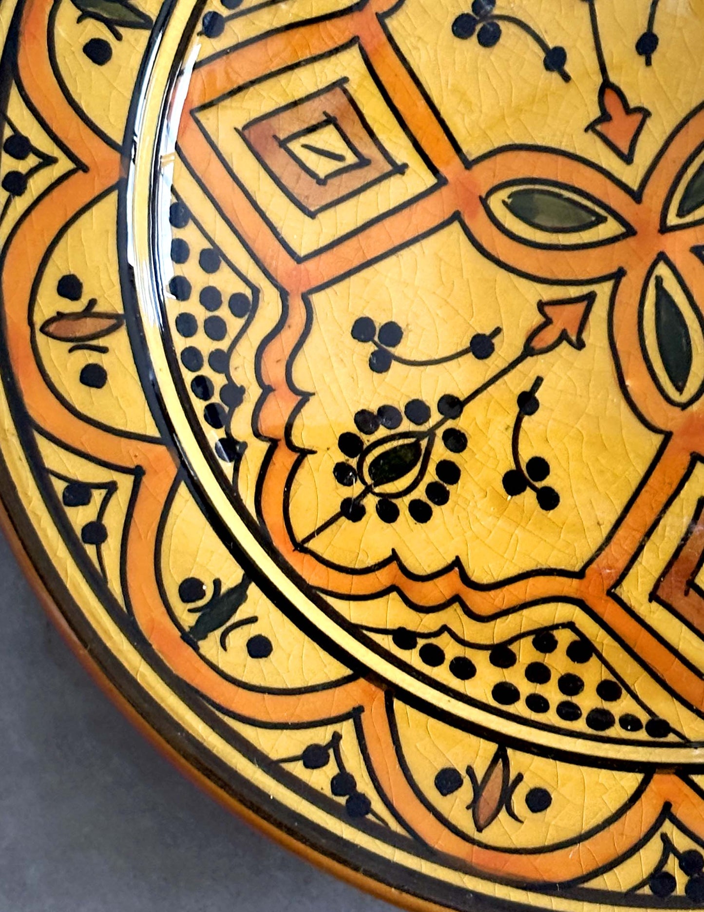 Handmade ceramic plate