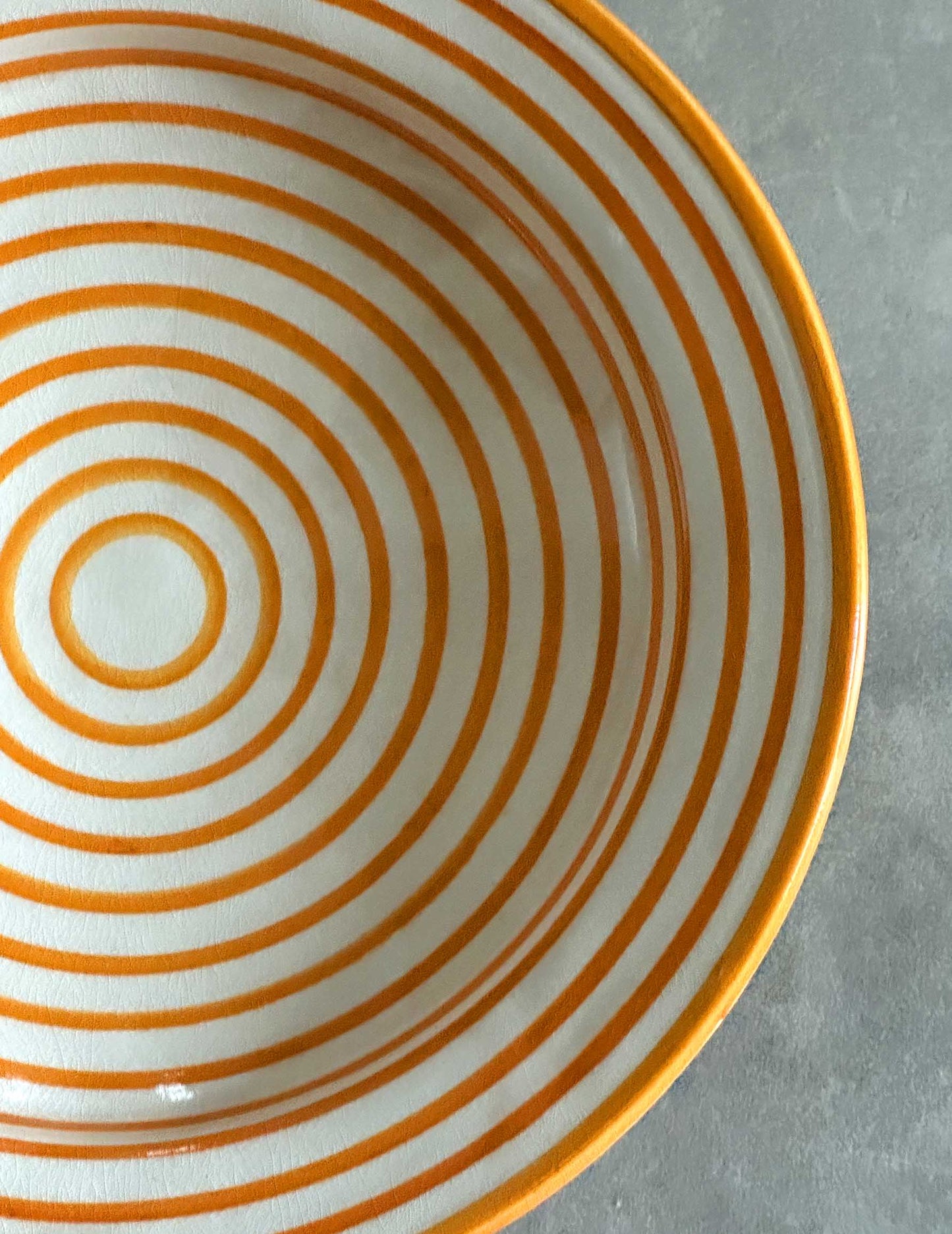 Handmade ceramic plate