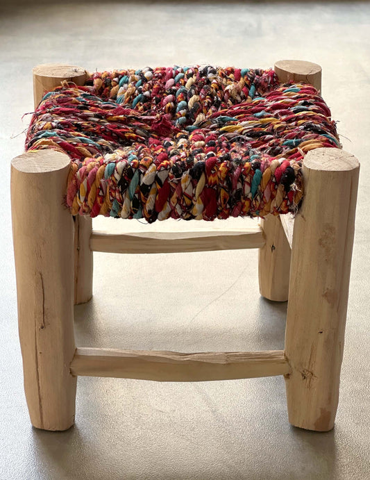 Handmade stool ( Mix colors )