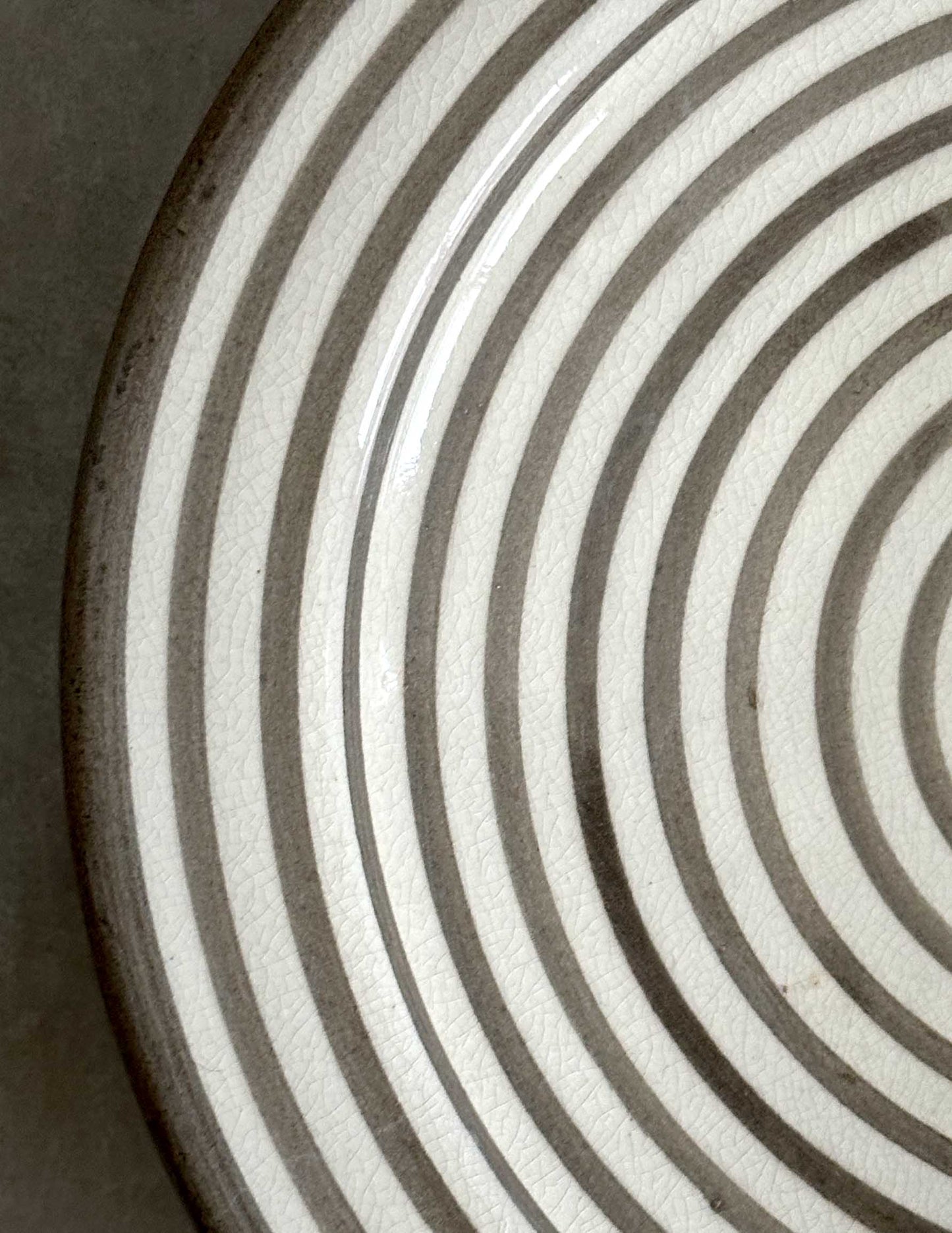 Handmade ceramic plate