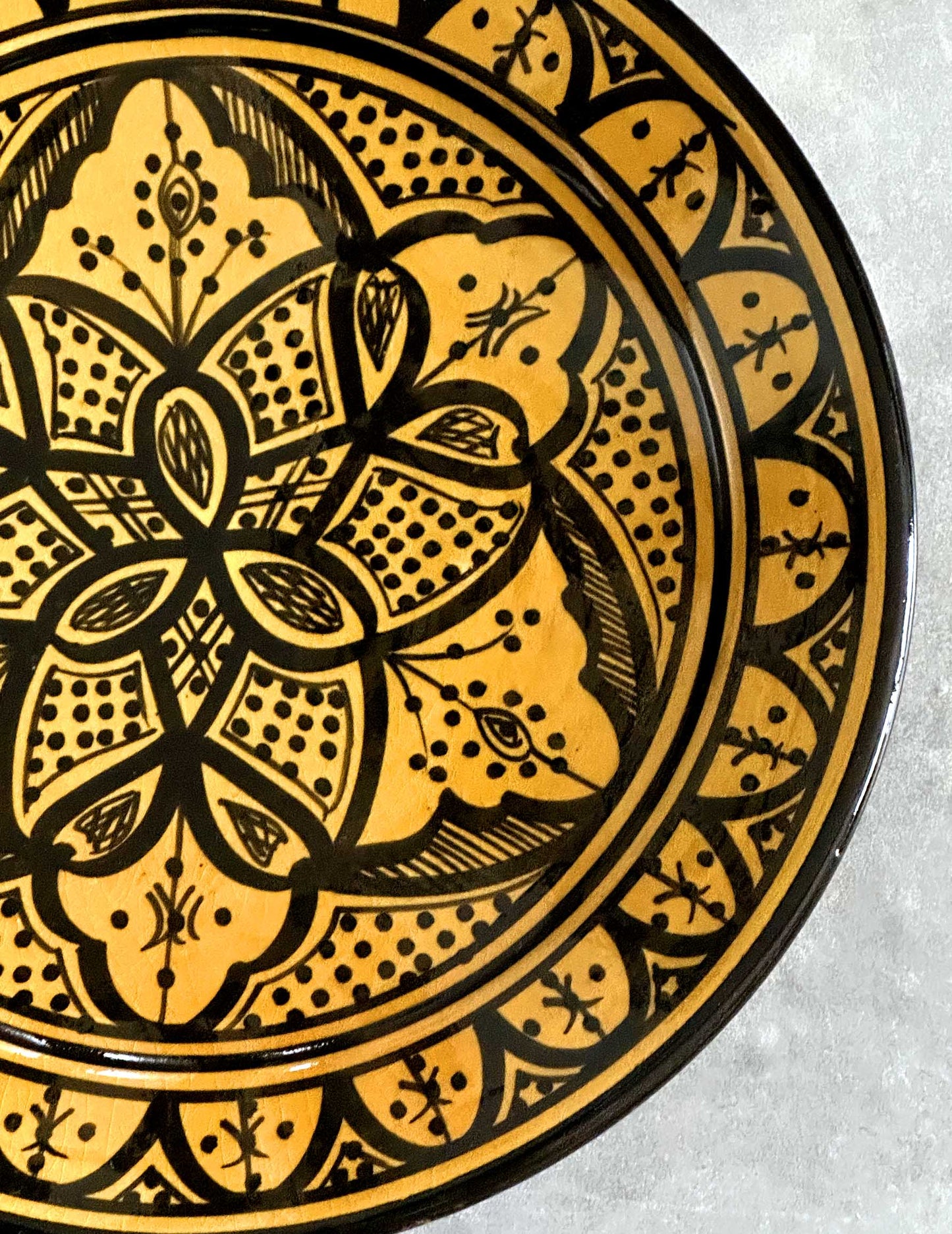 Handmade ceramic plate