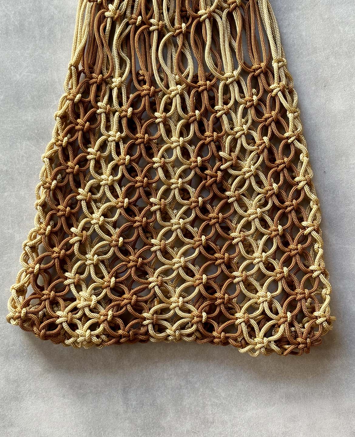 マクラメ編みバック