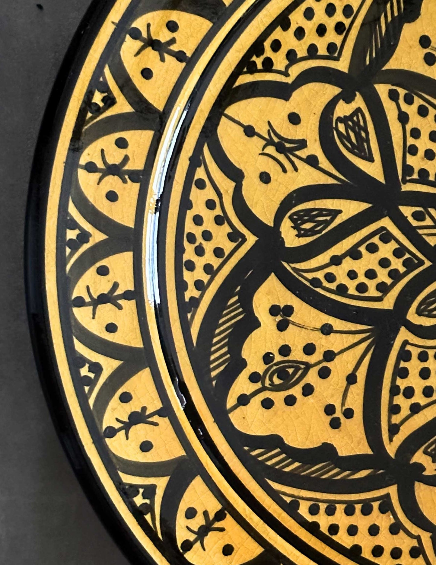 Handmade ceramic plate