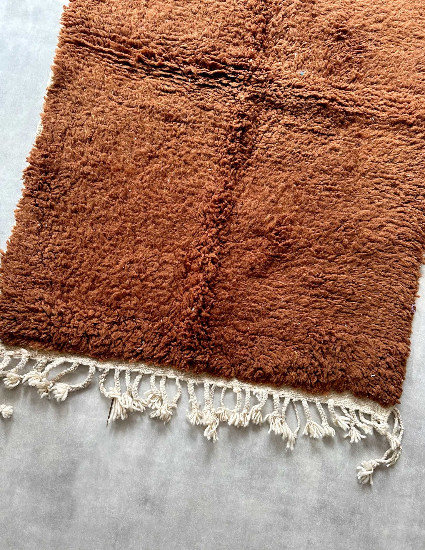 Brown rug