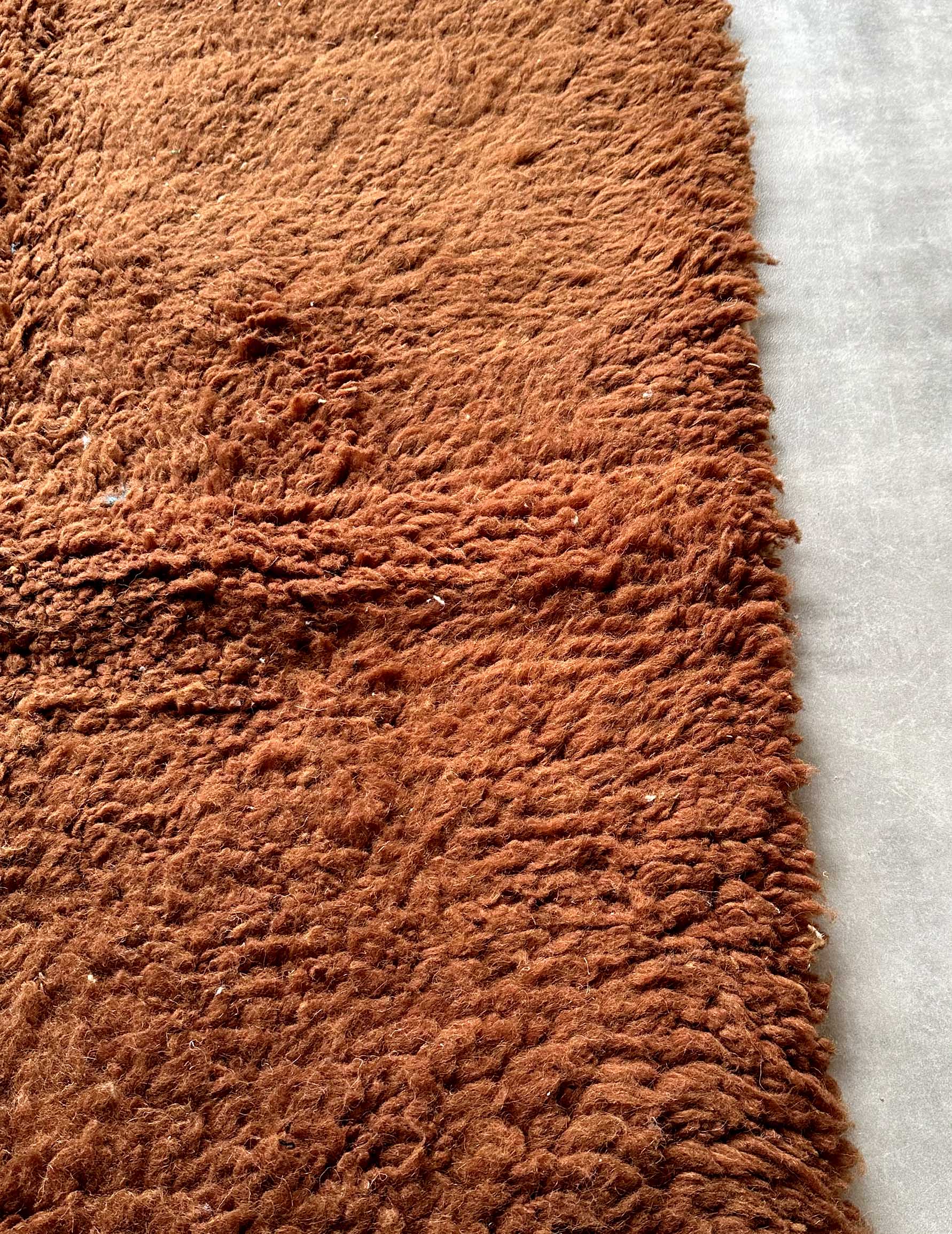 Brown rug