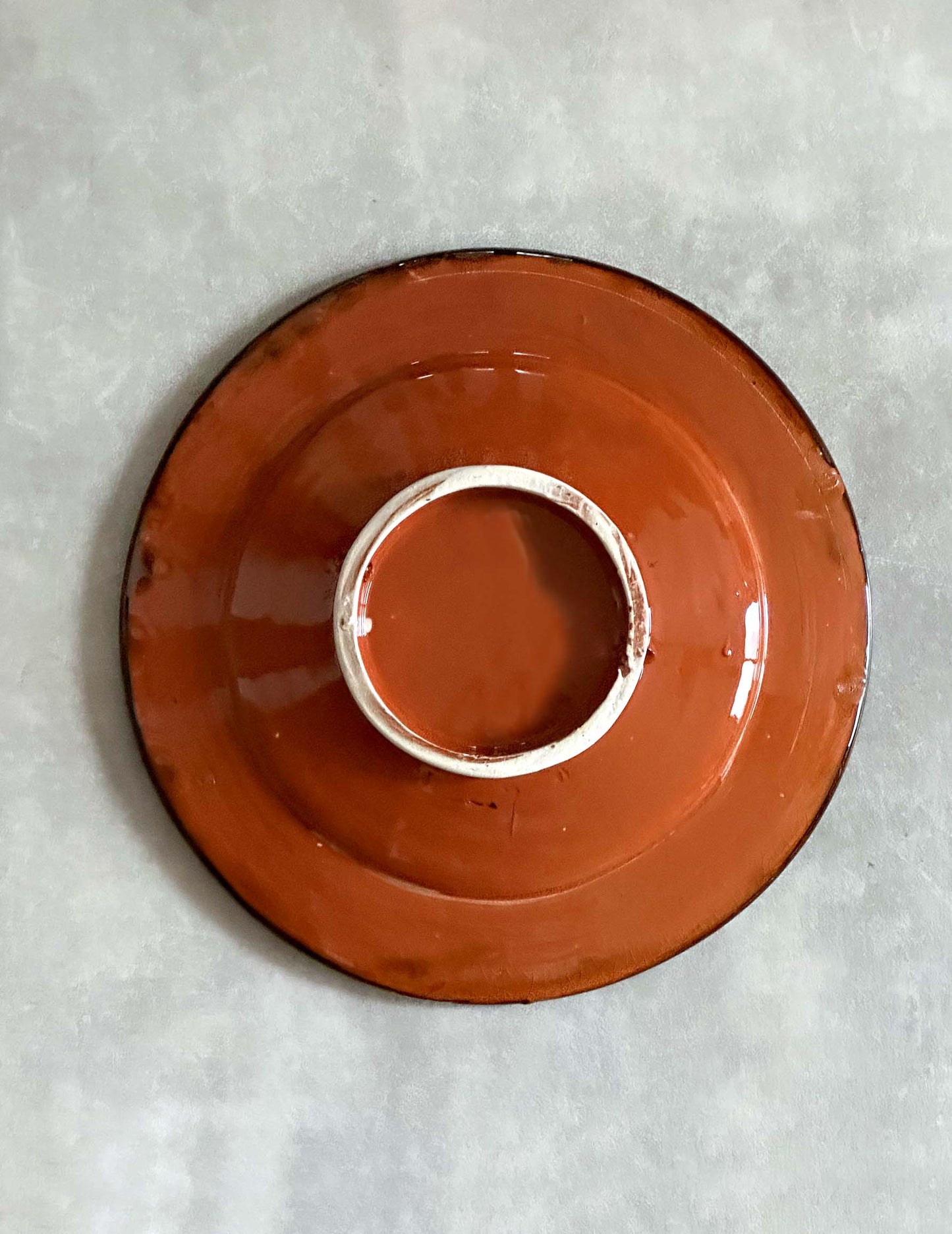 Handmade ceramic plate