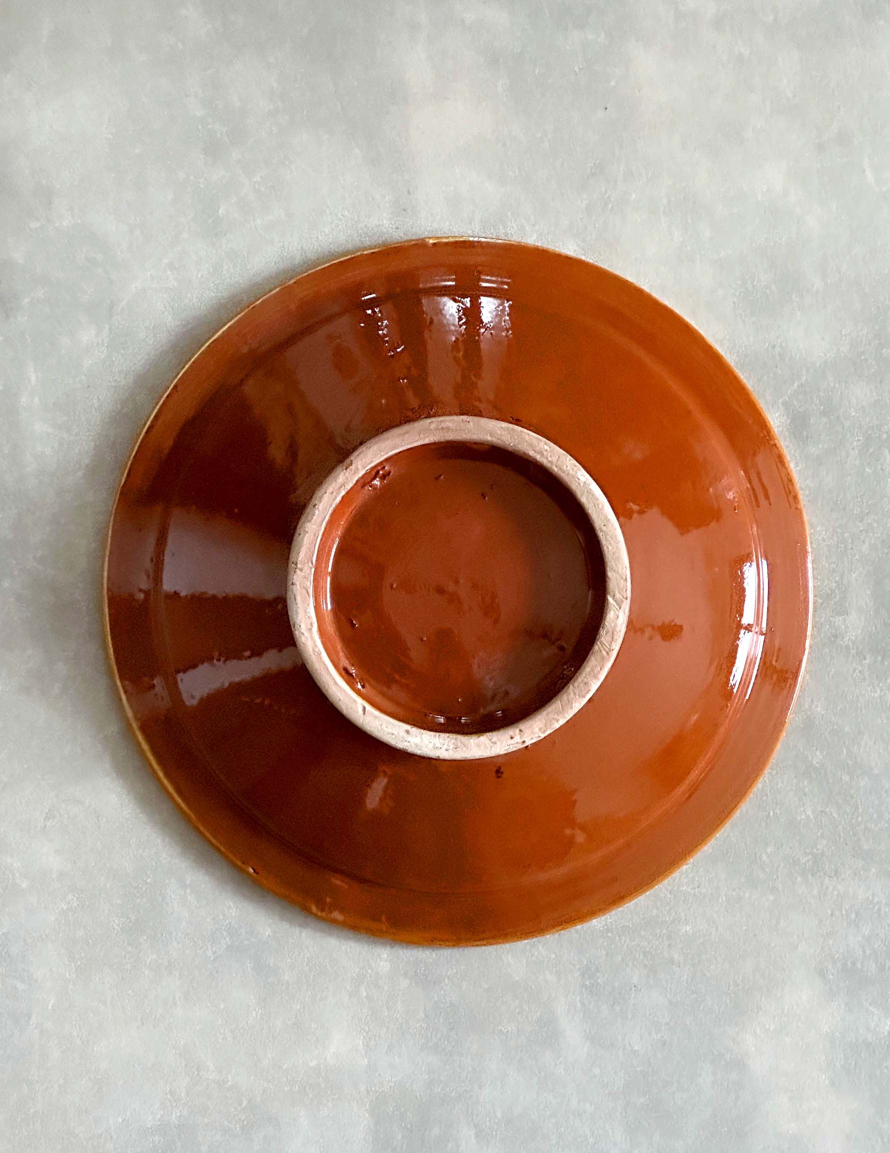 Handmade ceramic plate