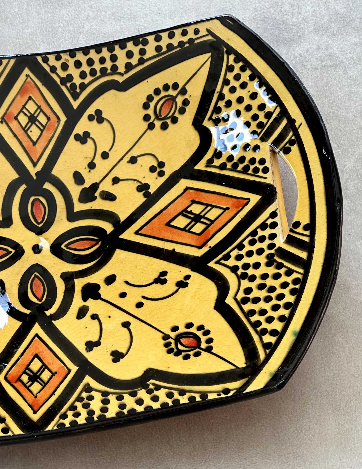 Handmade ceramic plate