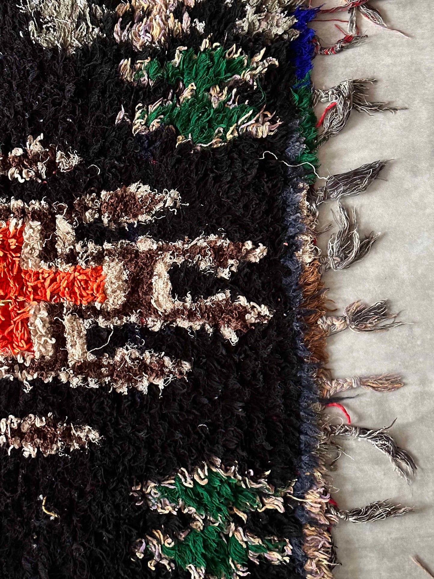 Vintage Boucherouite Rug