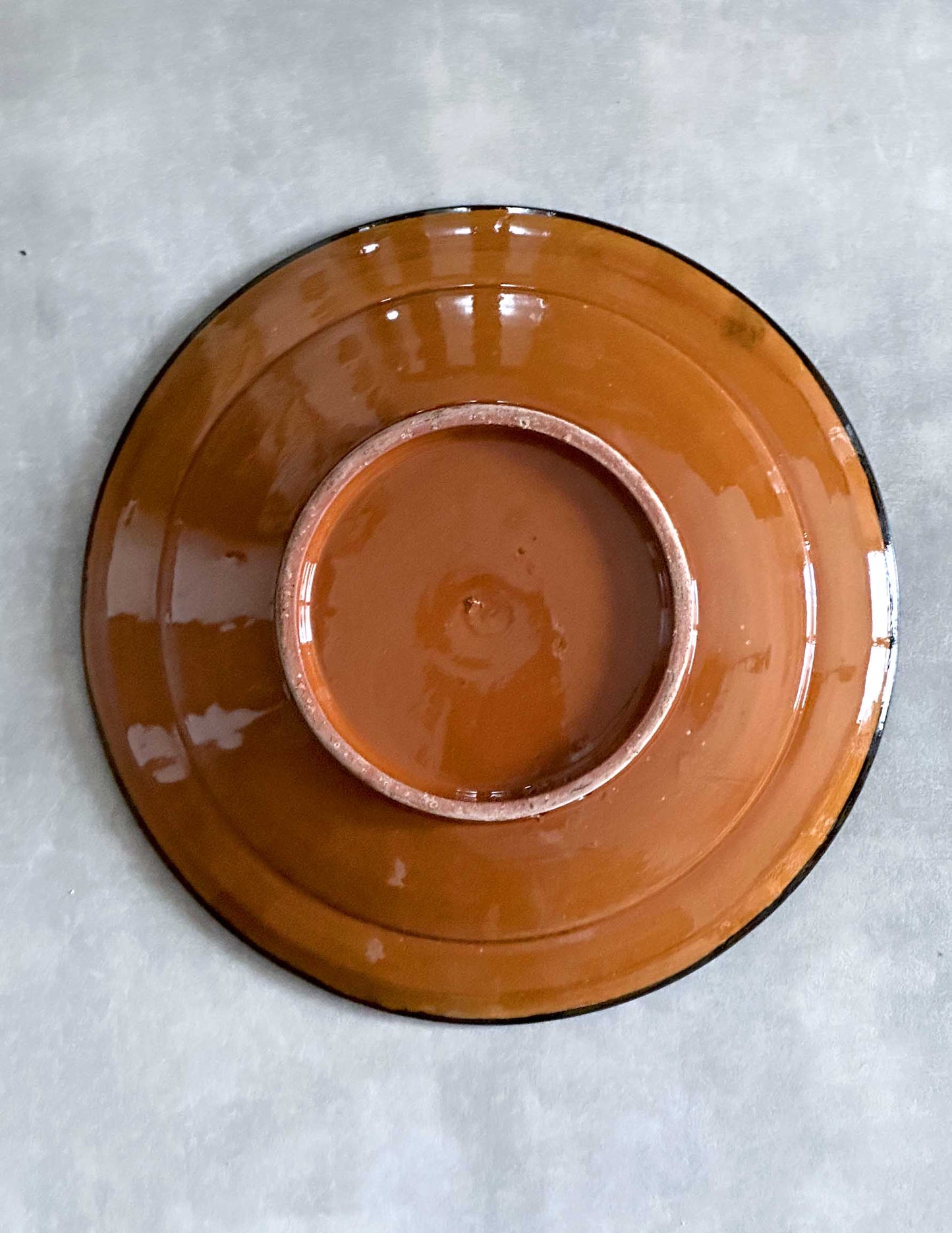 Handmade ceramic plate