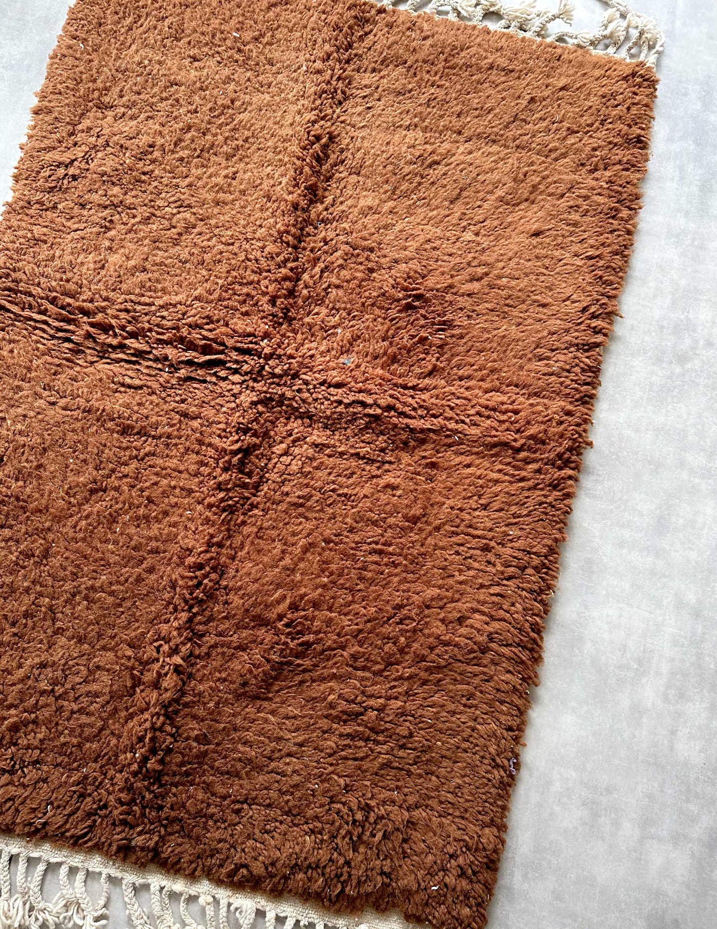 Brown rug