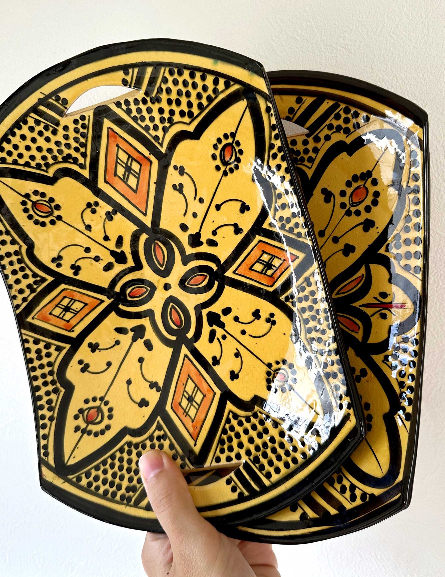 Handmade ceramic plate