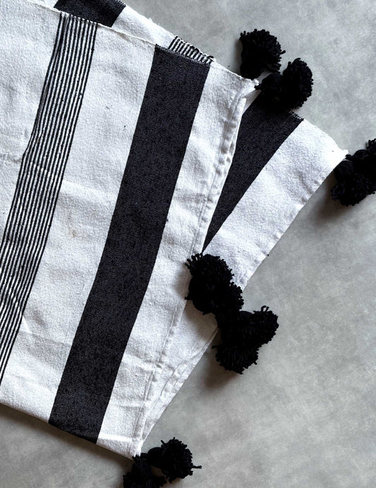 Pompom blanket (モノトーン)