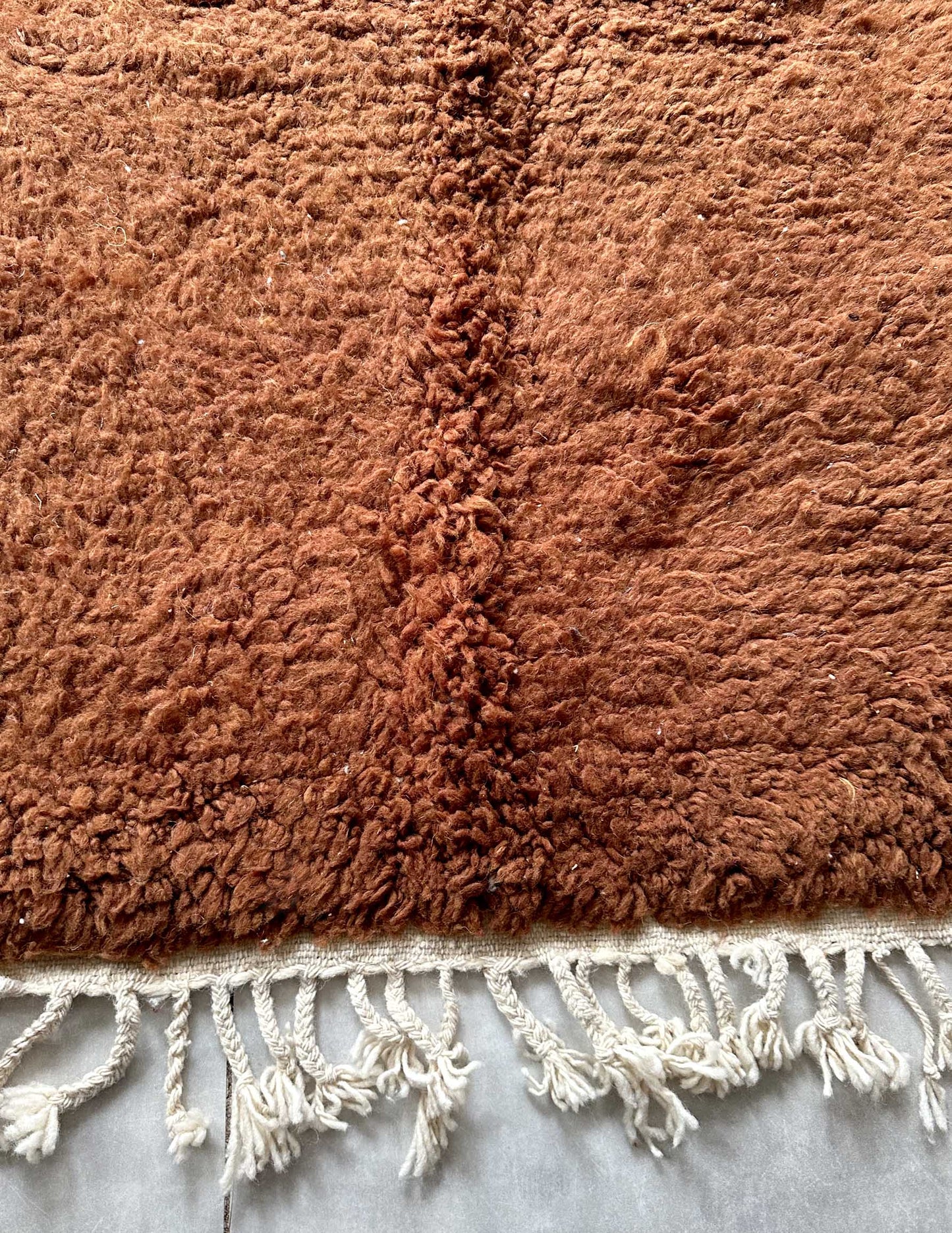 Brown rug