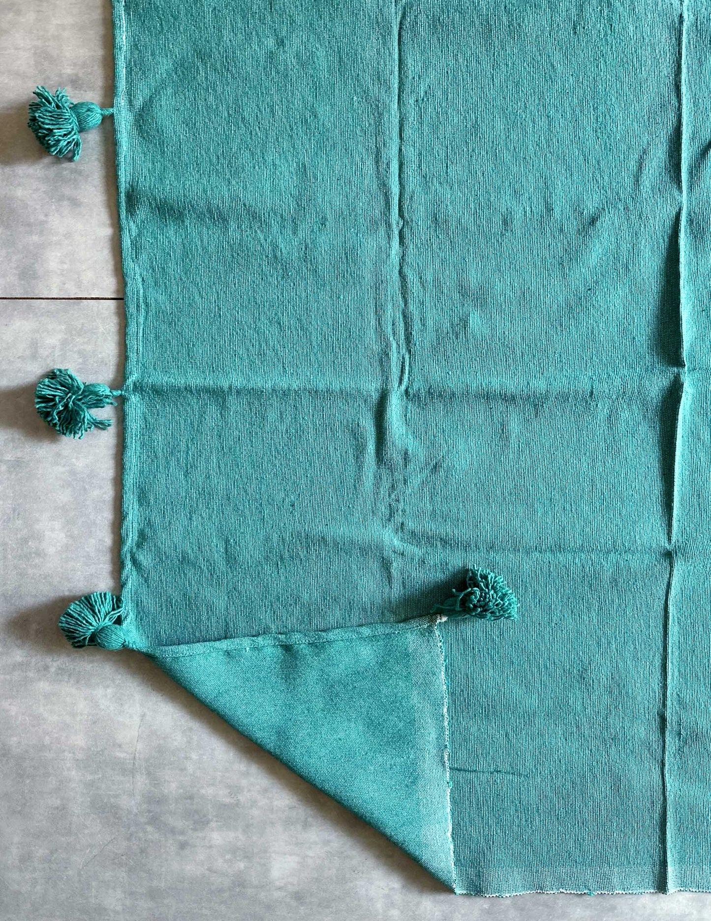 Pompom blanket (ミント)