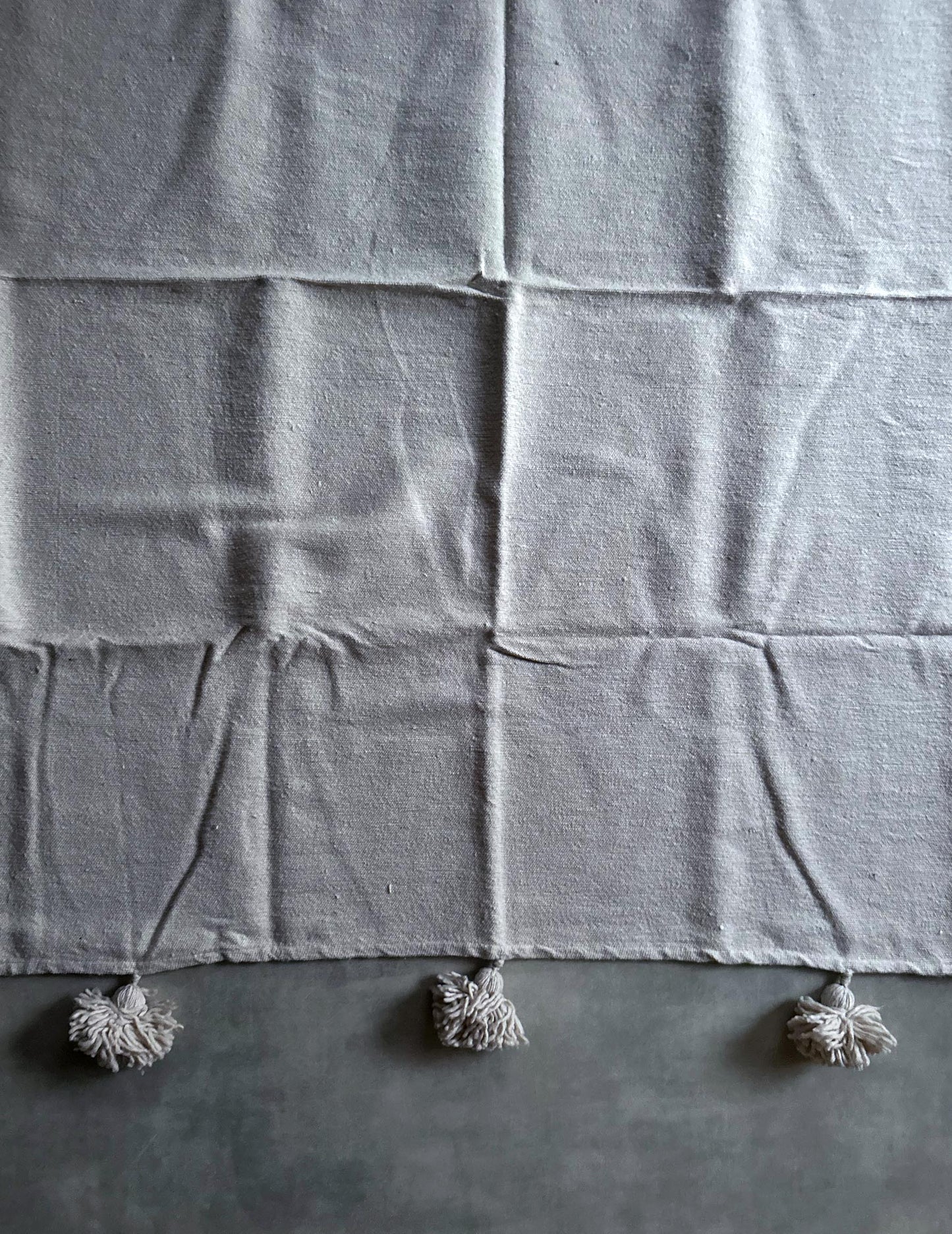 Pompom blanket (クリーミー)