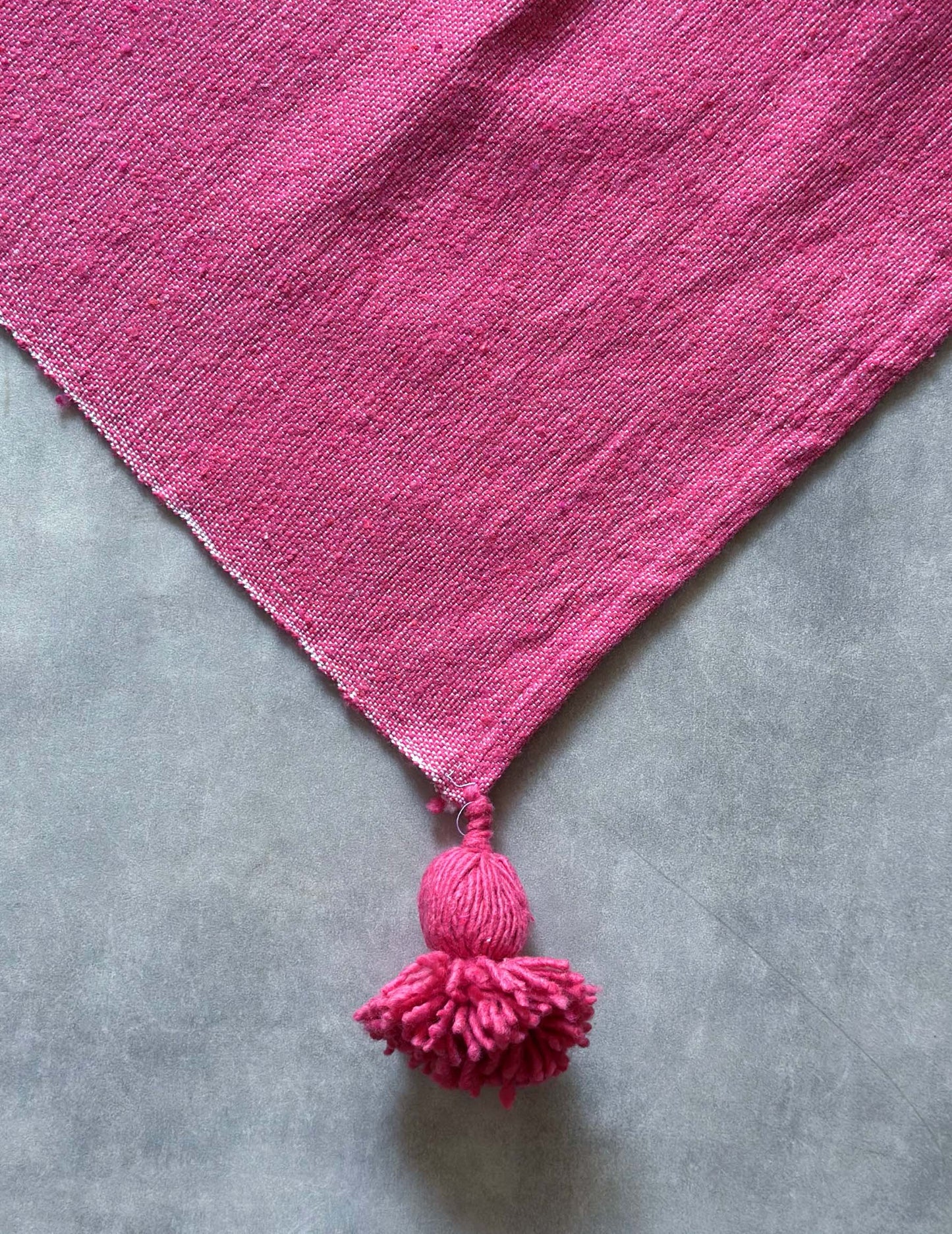 Pompom blanket (ローズピンク)