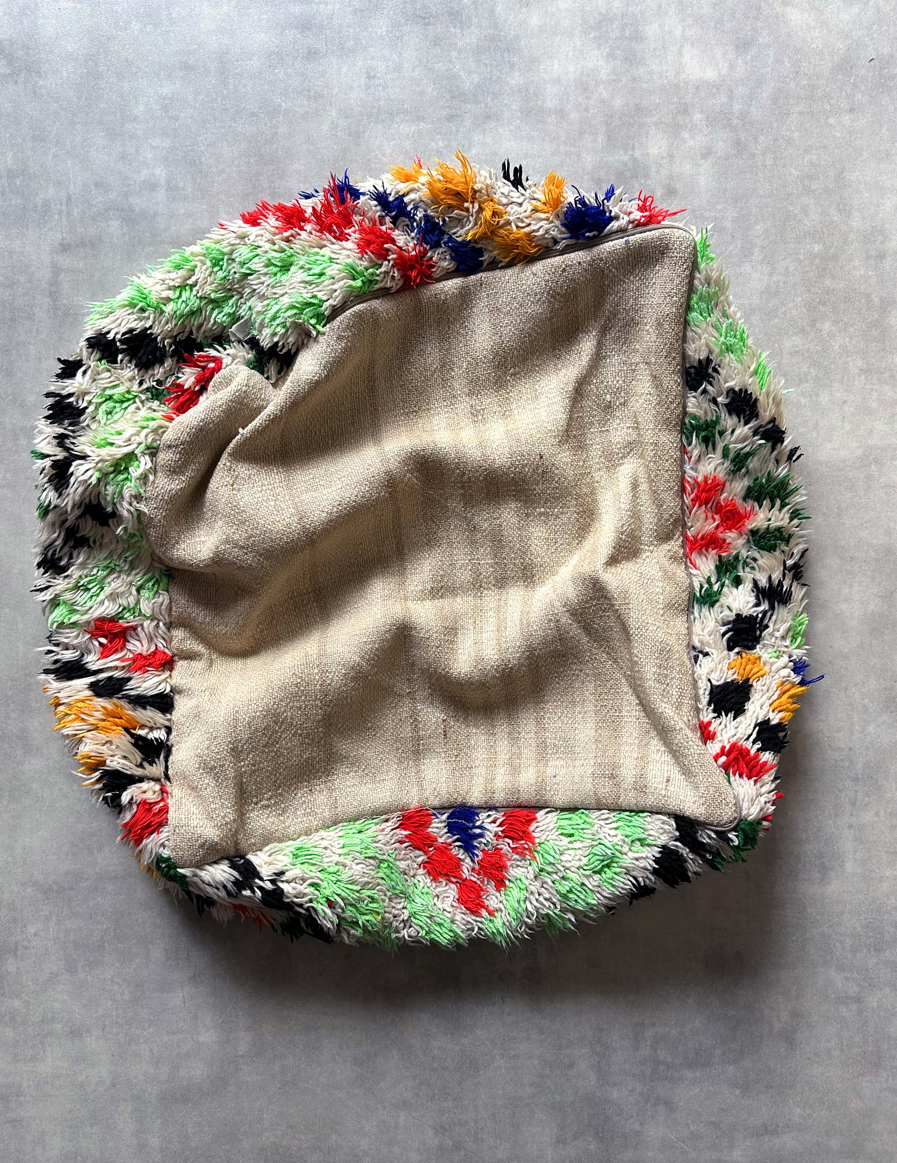 ヴィンテージ　プフ　zarabiadeco Vintage Pouf – Zarabiya