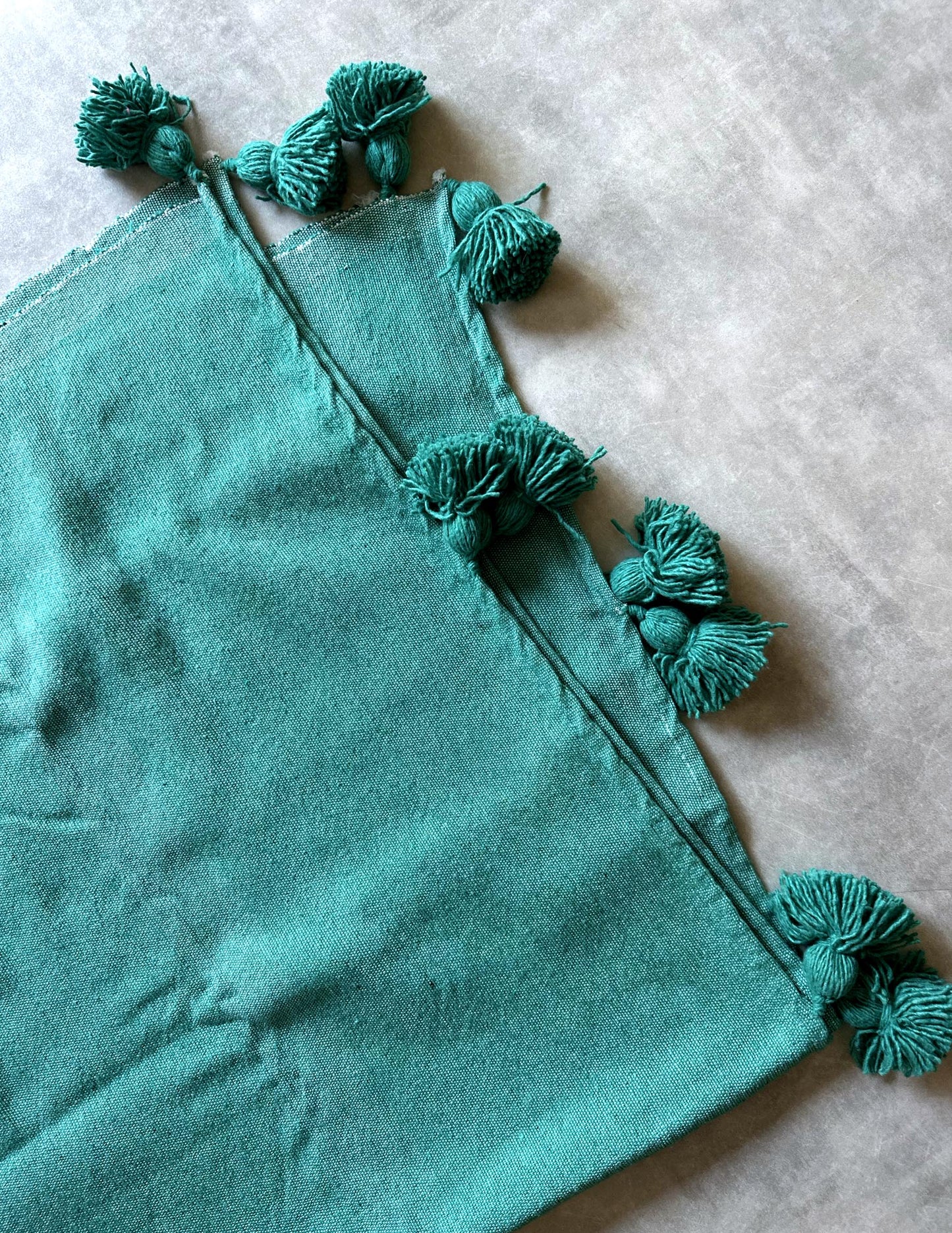 Pompom blanket (ミント)