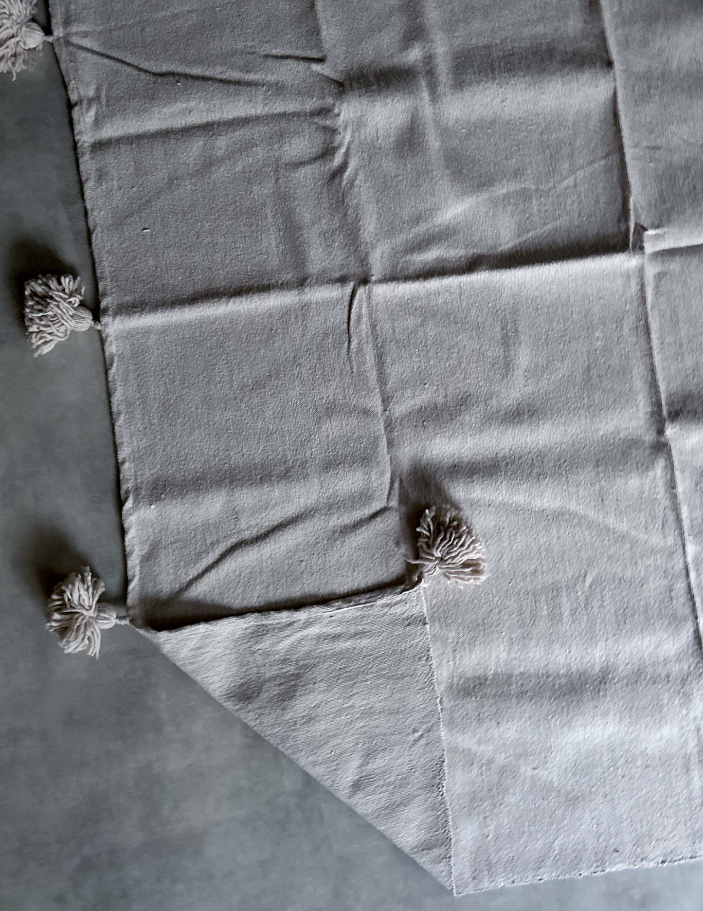 Pompom blanket (クリーミー)