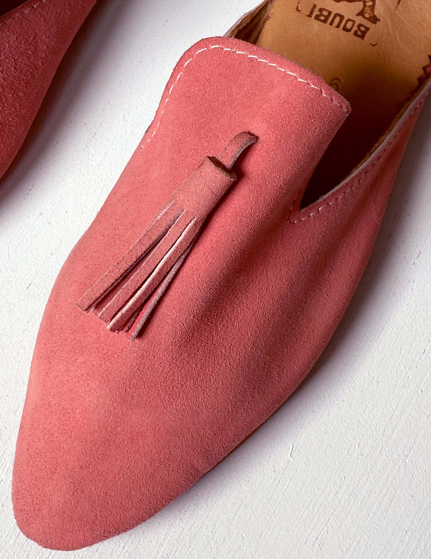 Suede babouche