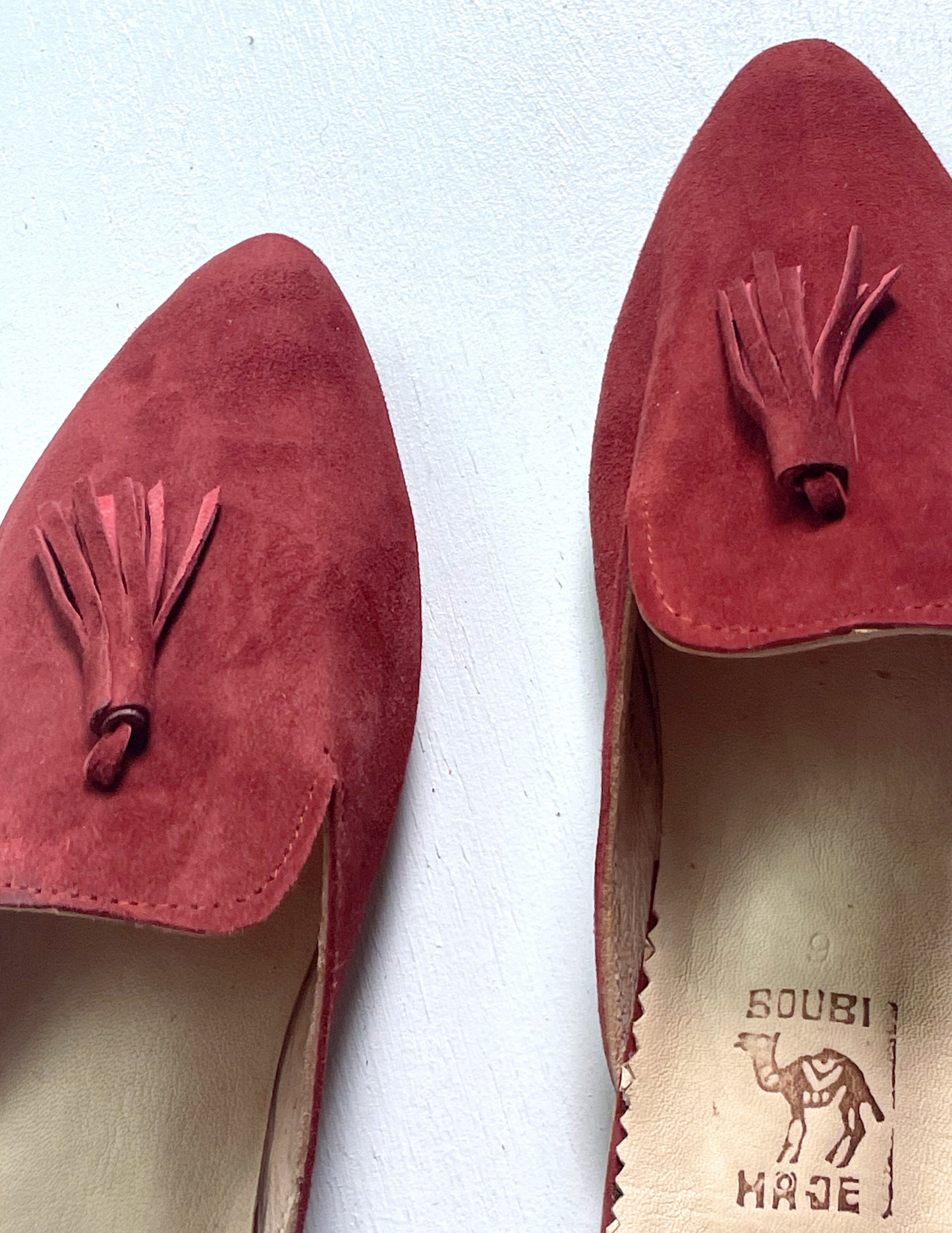 Suede babouche